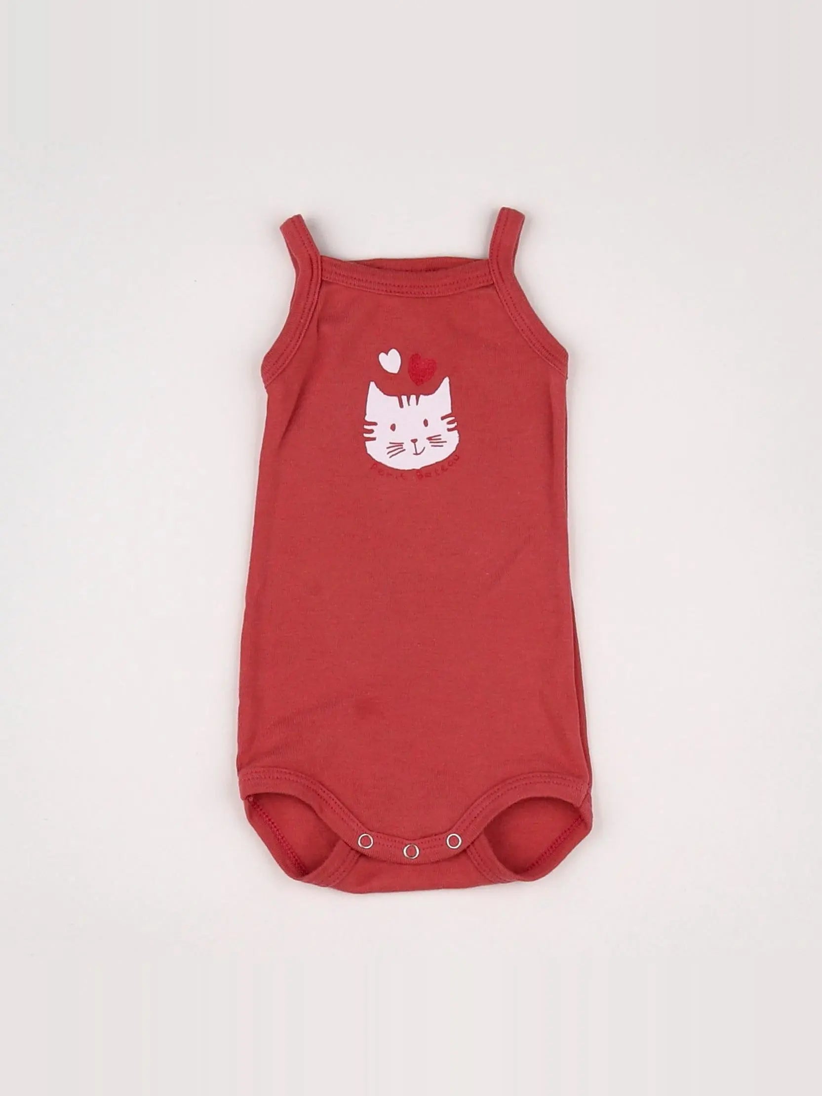 Petit Bateau - body rose - 3 mois