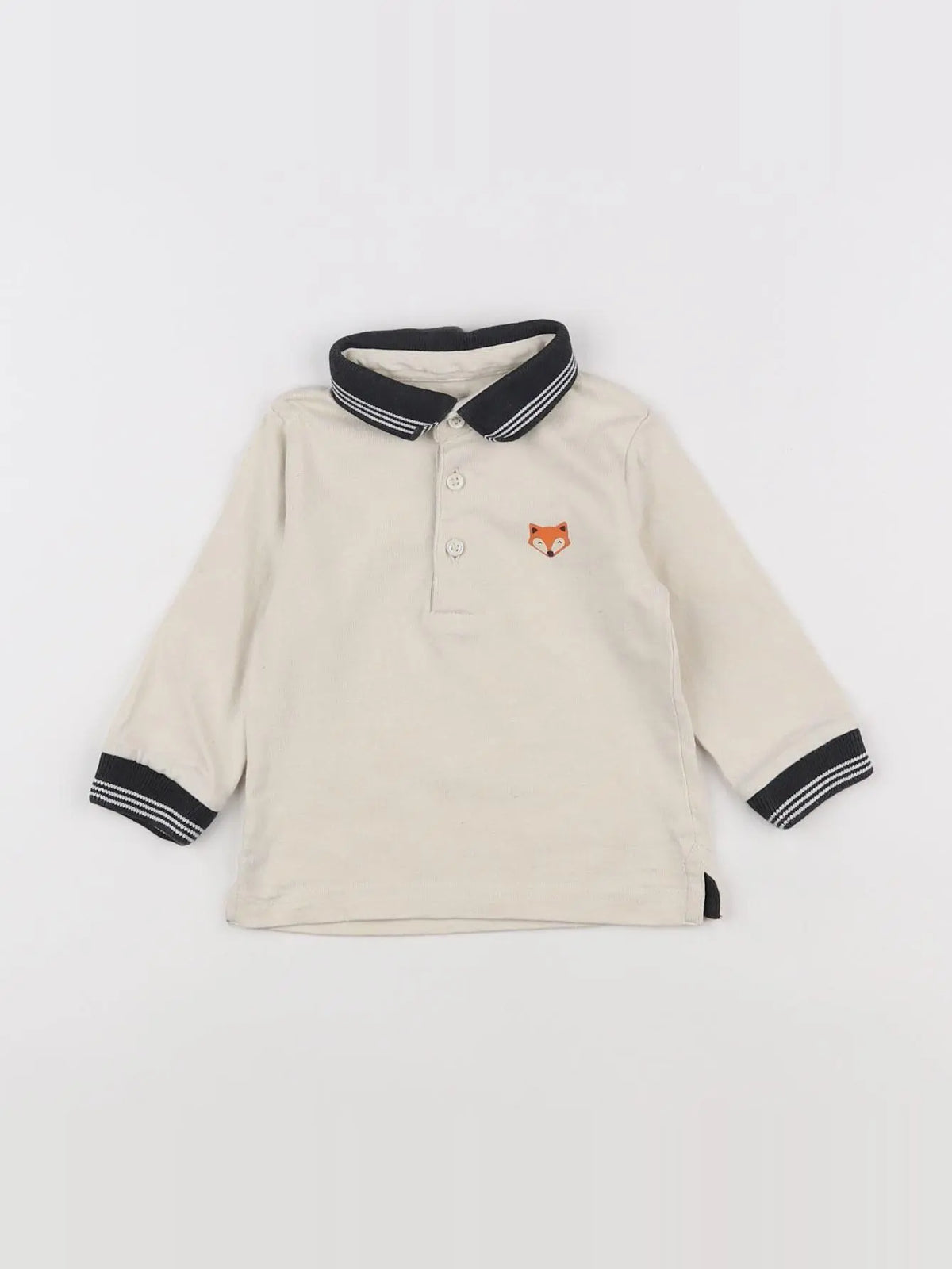 Mayoral - tee-shirt imprimé au dos beige - 6 mois