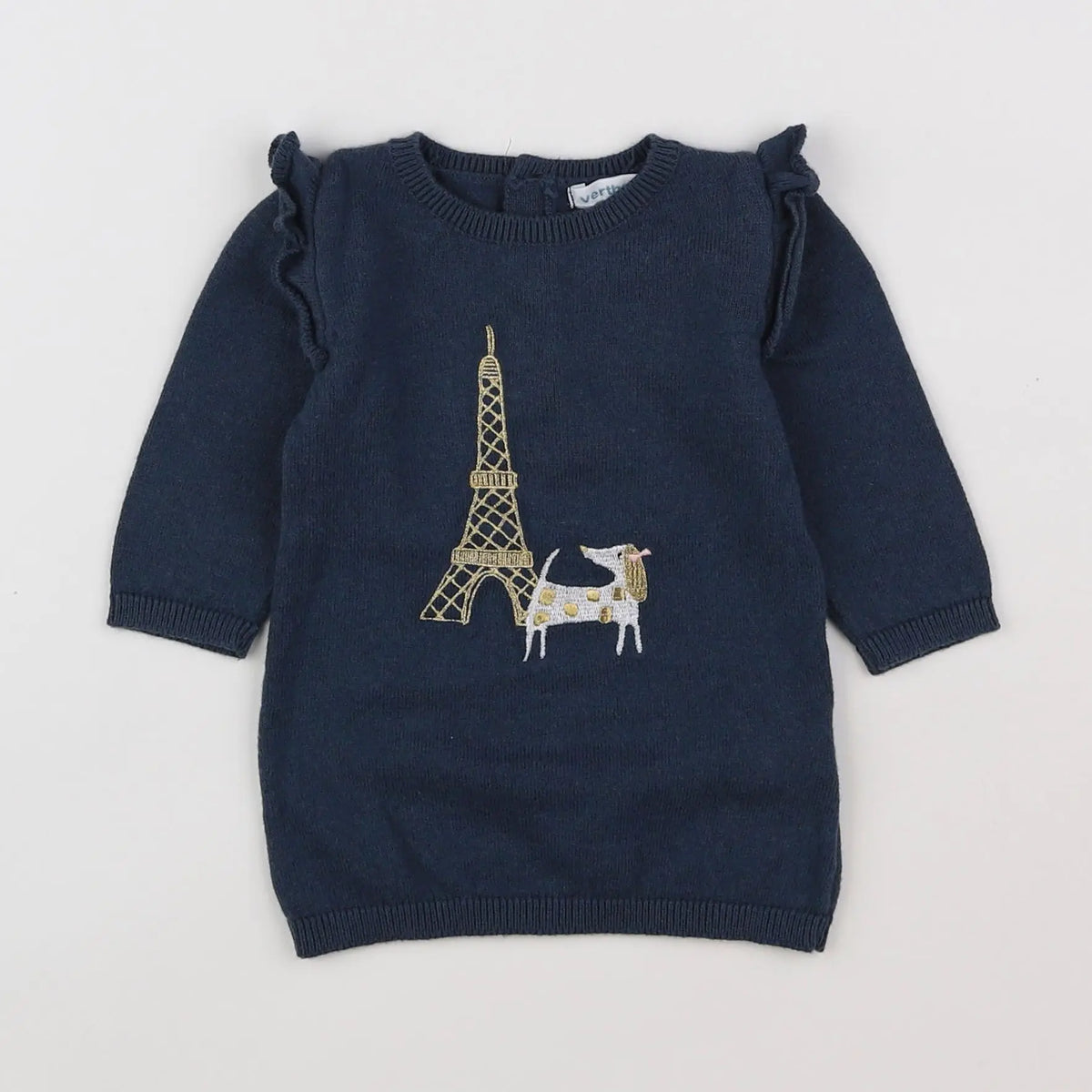 Vertbaudet - robe bleu - 3 mois