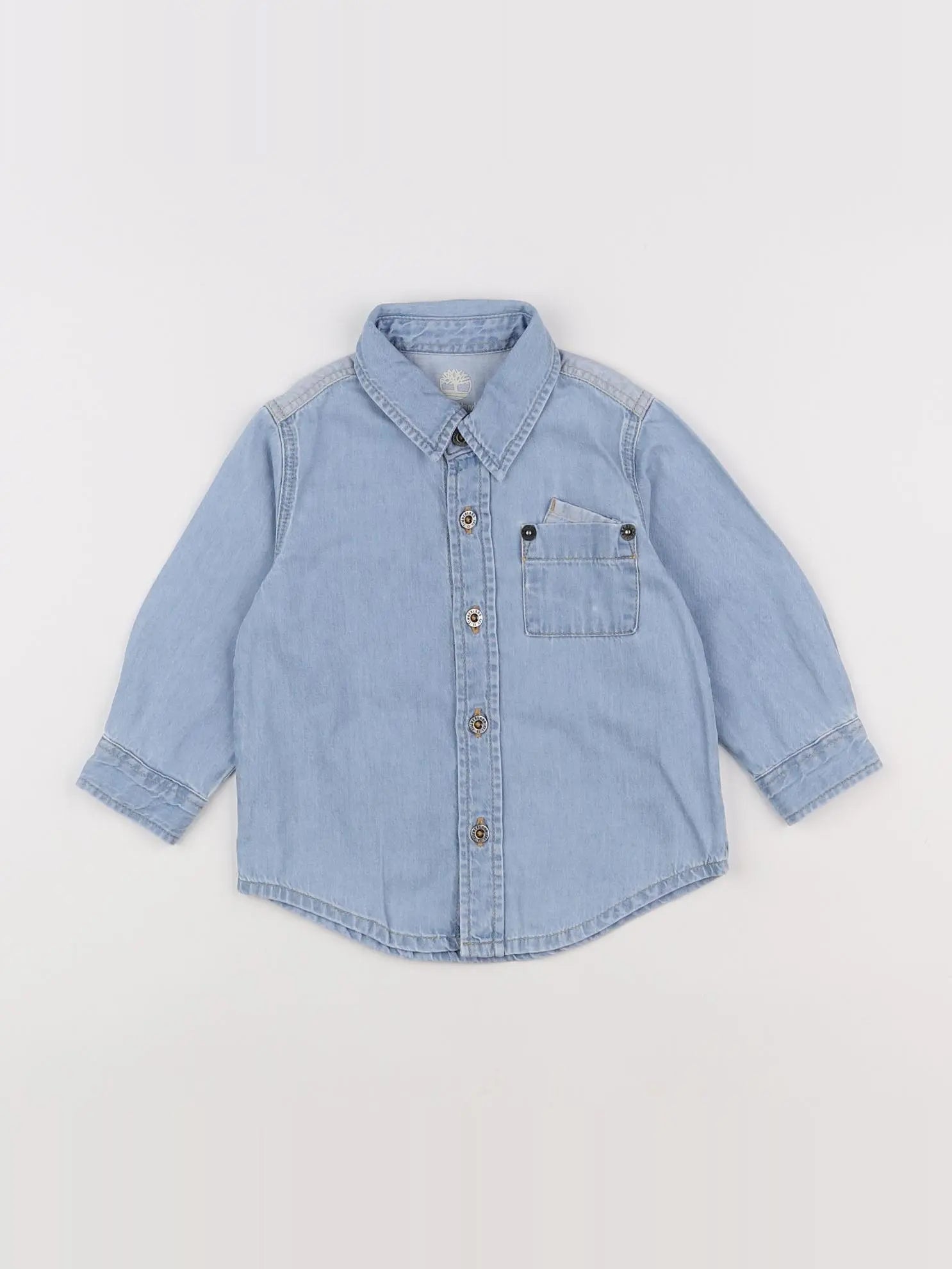 Timberland - chemise bleu - 12 mois