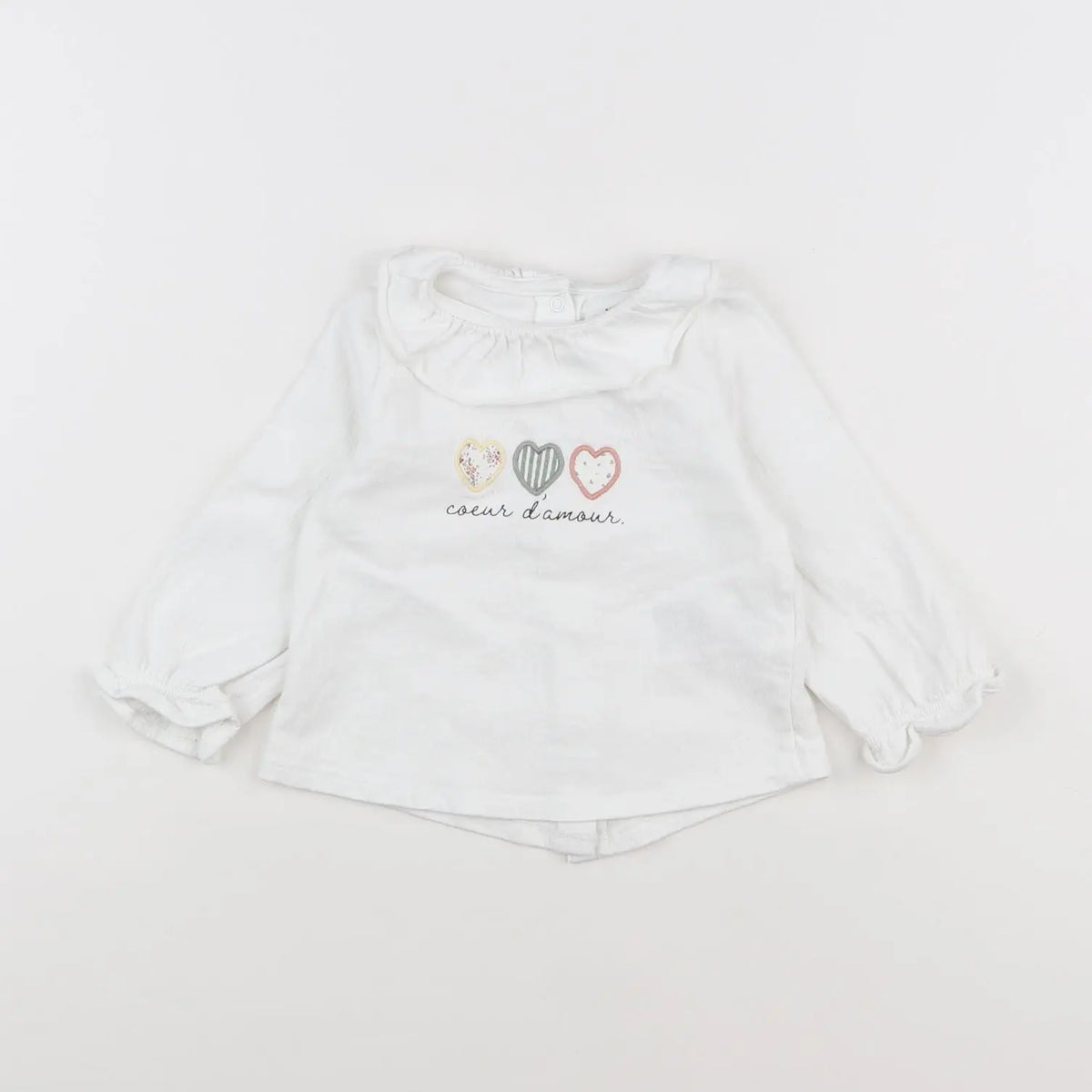 Vertbaudet - blouse blanc - 18 mois
