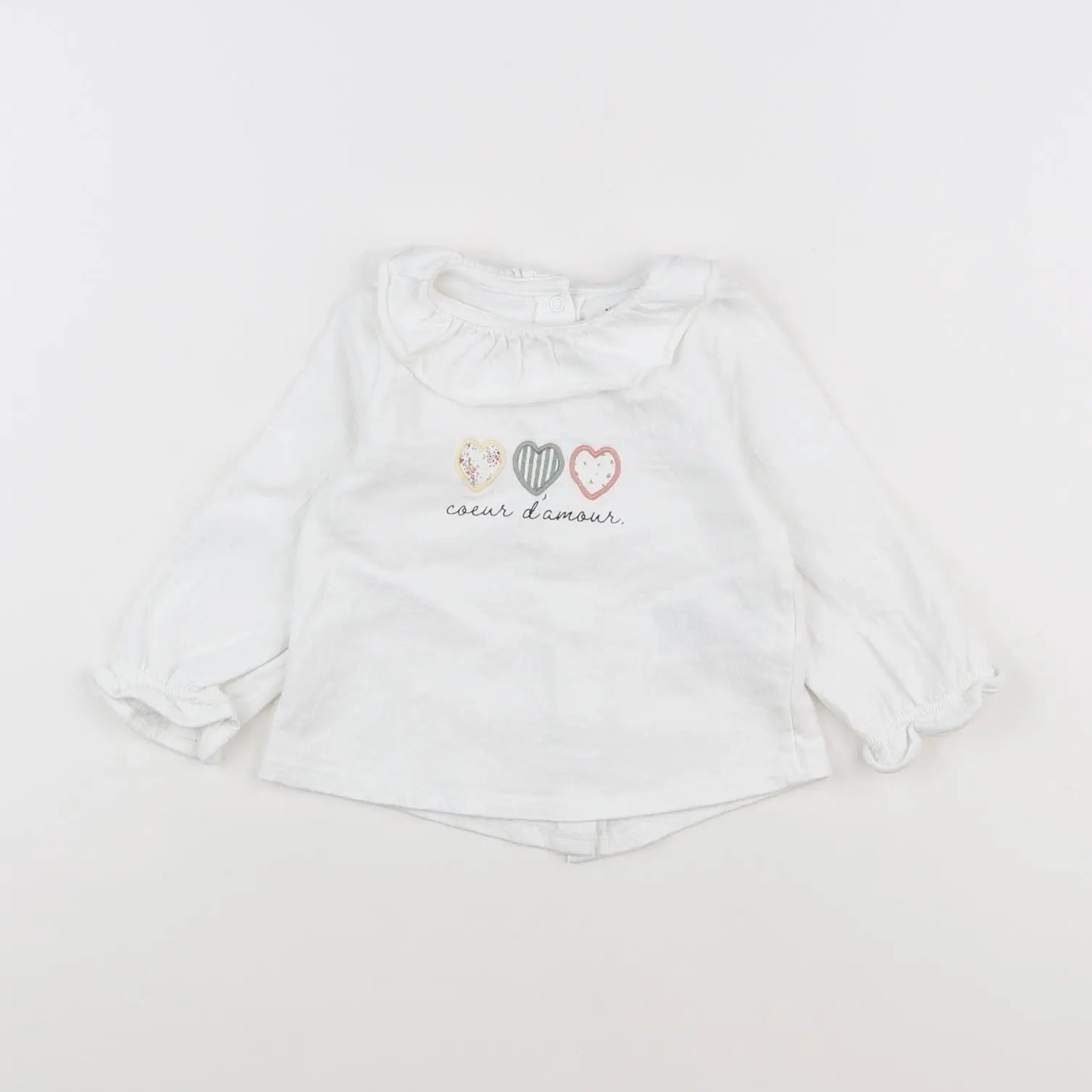 Vertbaudet - blouse blanc - 18 mois