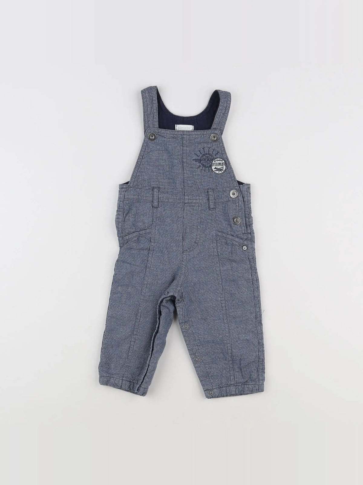 Absorba - salopette bleu - 9 mois