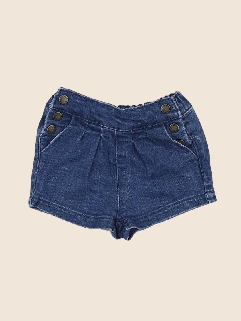 Vertbaudet - short bleu - 3 mois