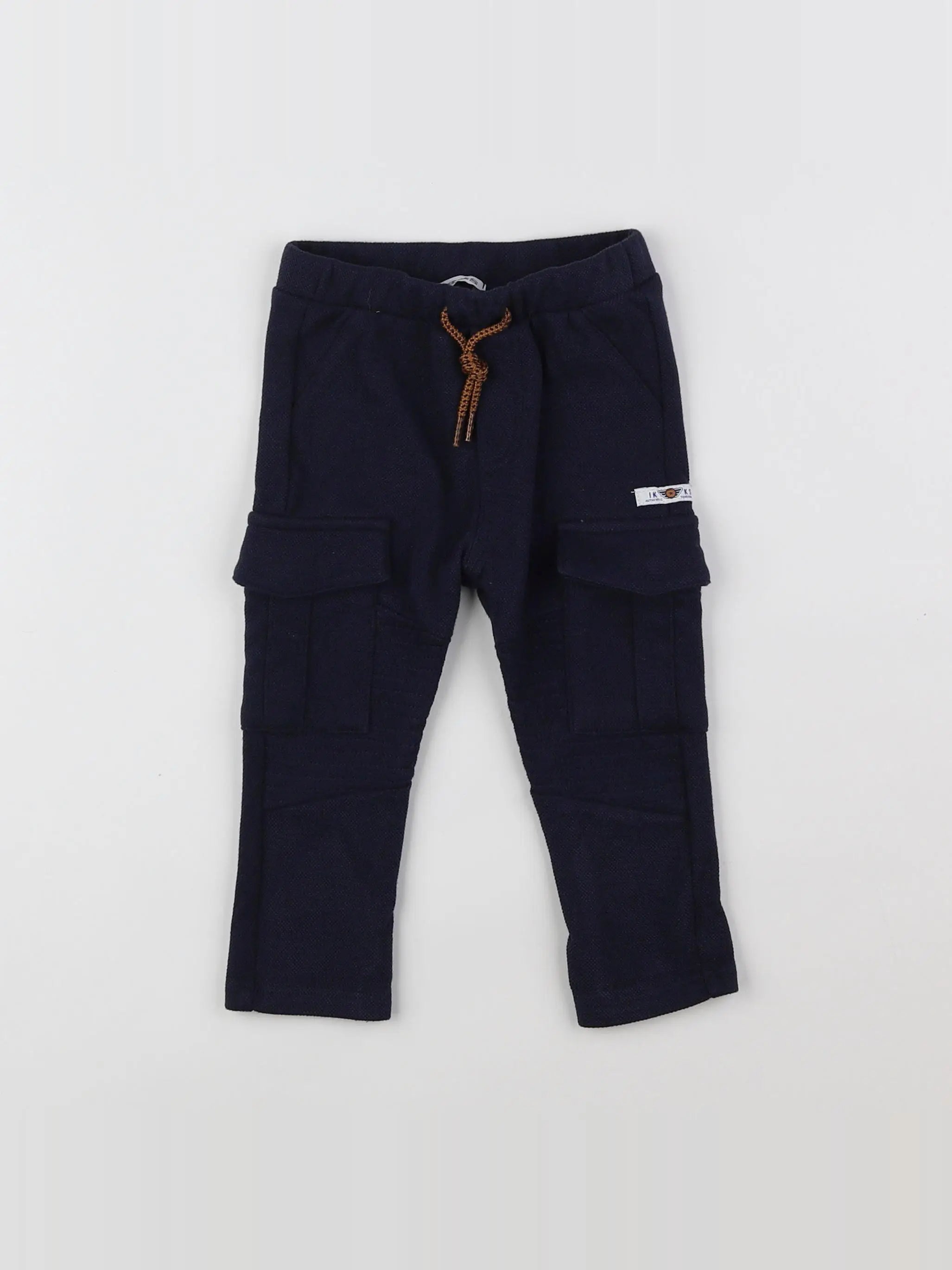 IKKS - pantalon bleu - 12 mois
