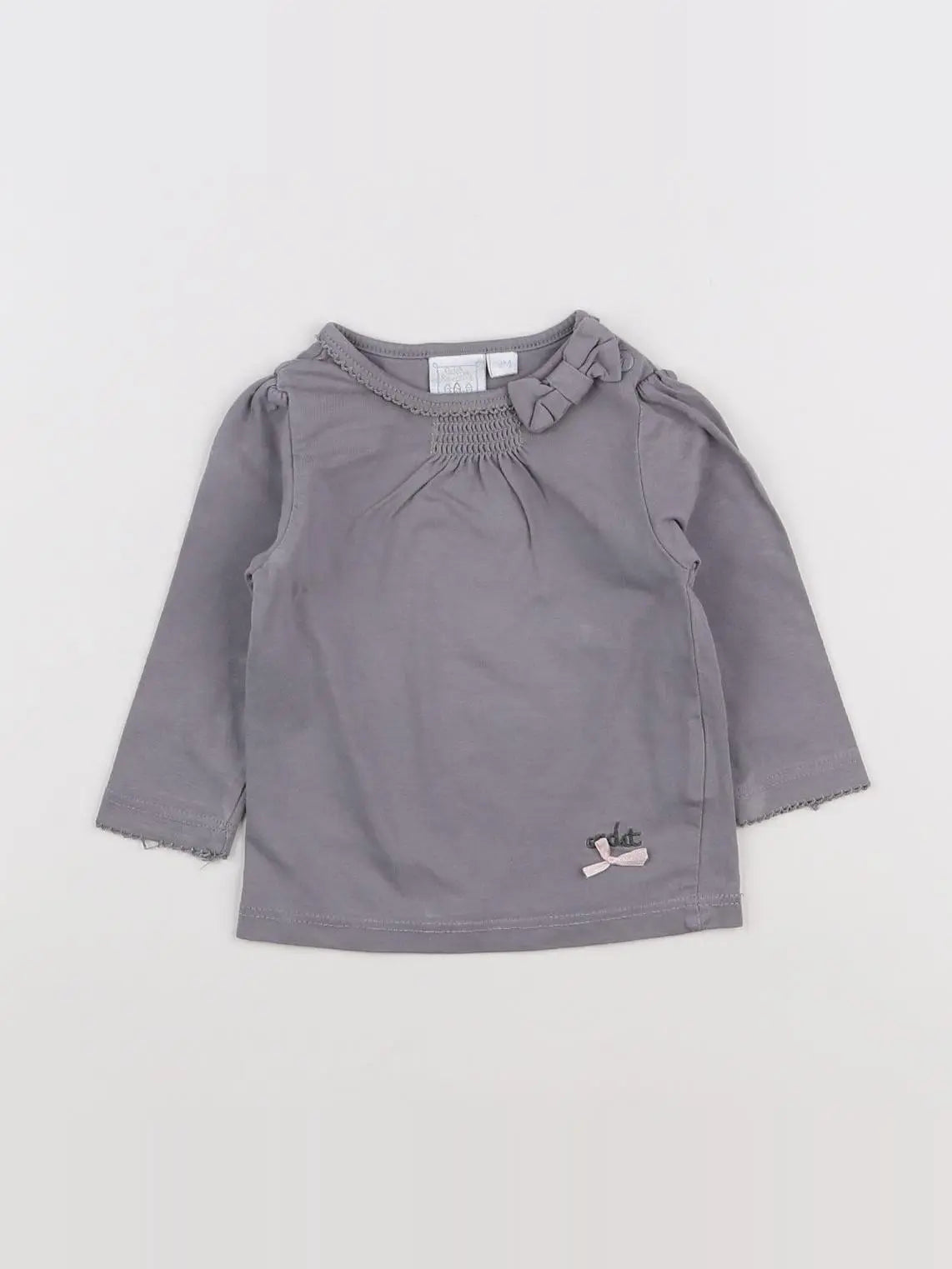 Cadet Rousselle - tee-shirt gris - 3 mois