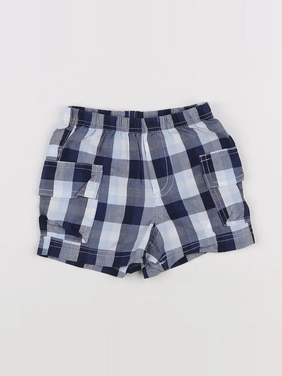Absorba - short bleu - 6 mois