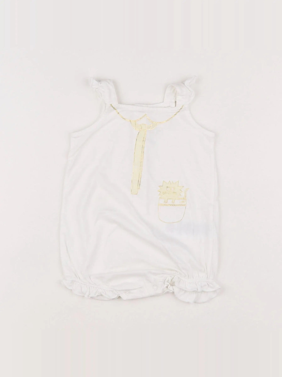 Little marc jacobs - combinaison blanc - 3 mois