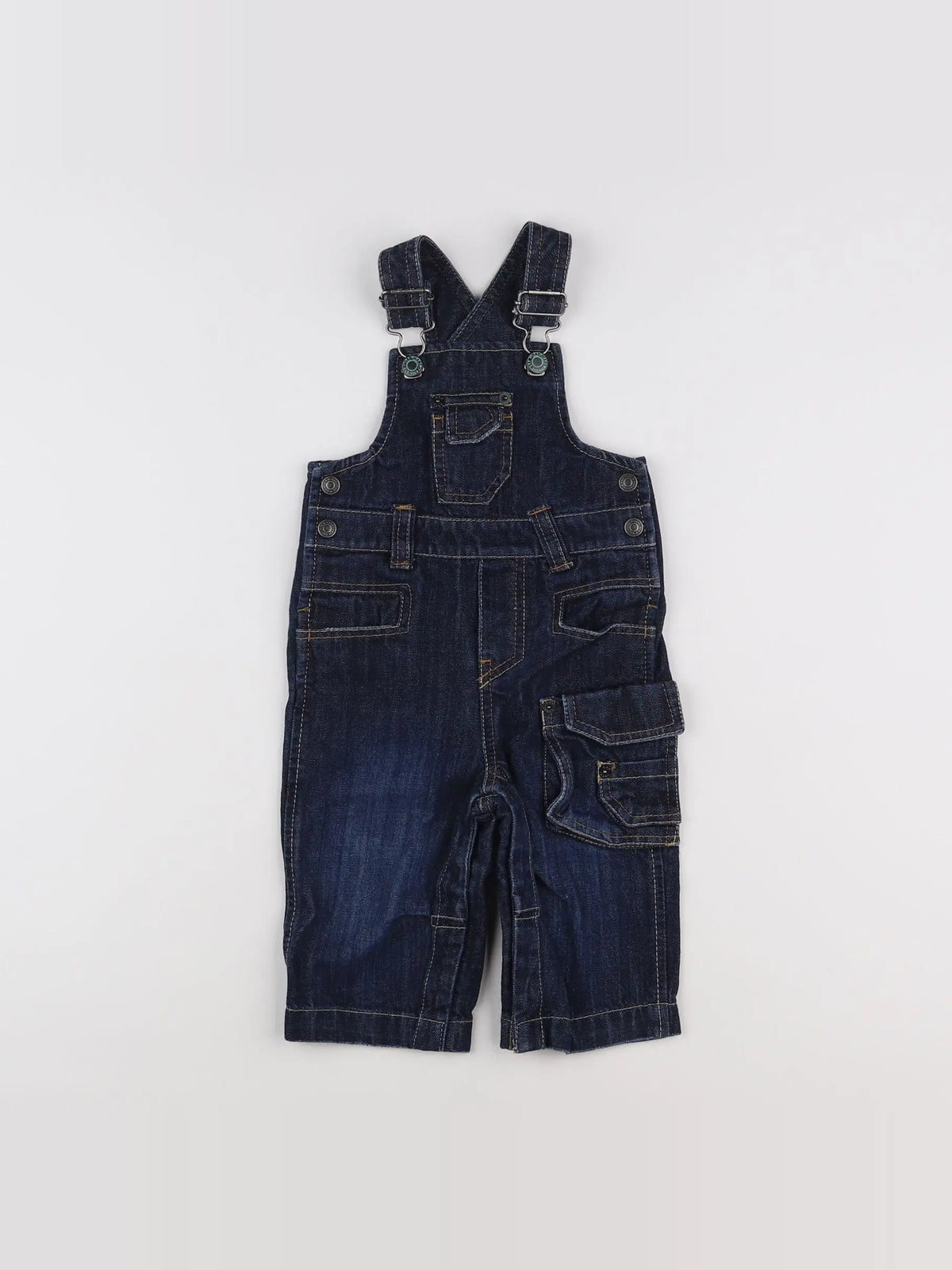GAP - salopette bleu - 6/12 mois