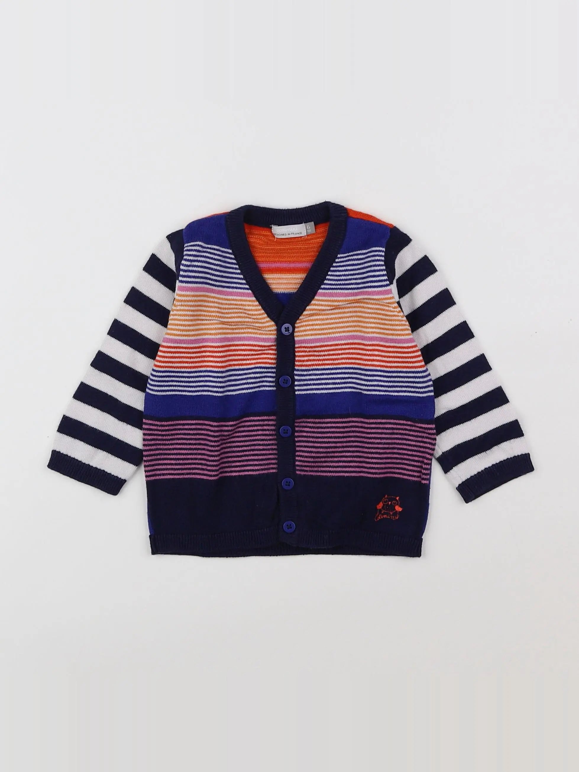 Catimini - gilet multicolore - 6 mois