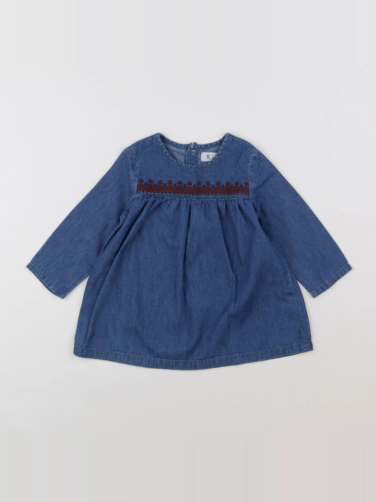 La Redoute - robe bleu - 6/9 mois