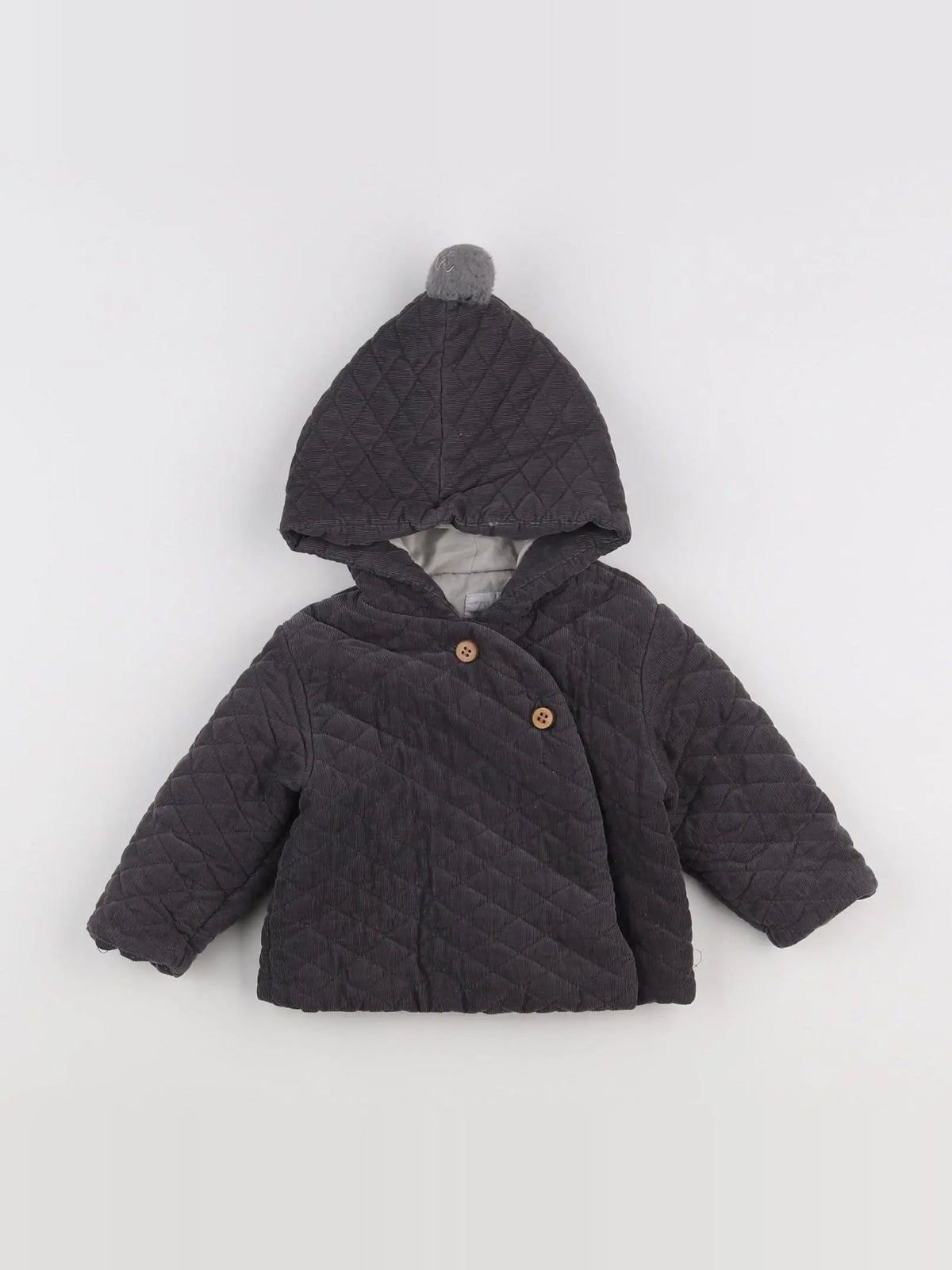 Zara - veste gris - 6/9 mois