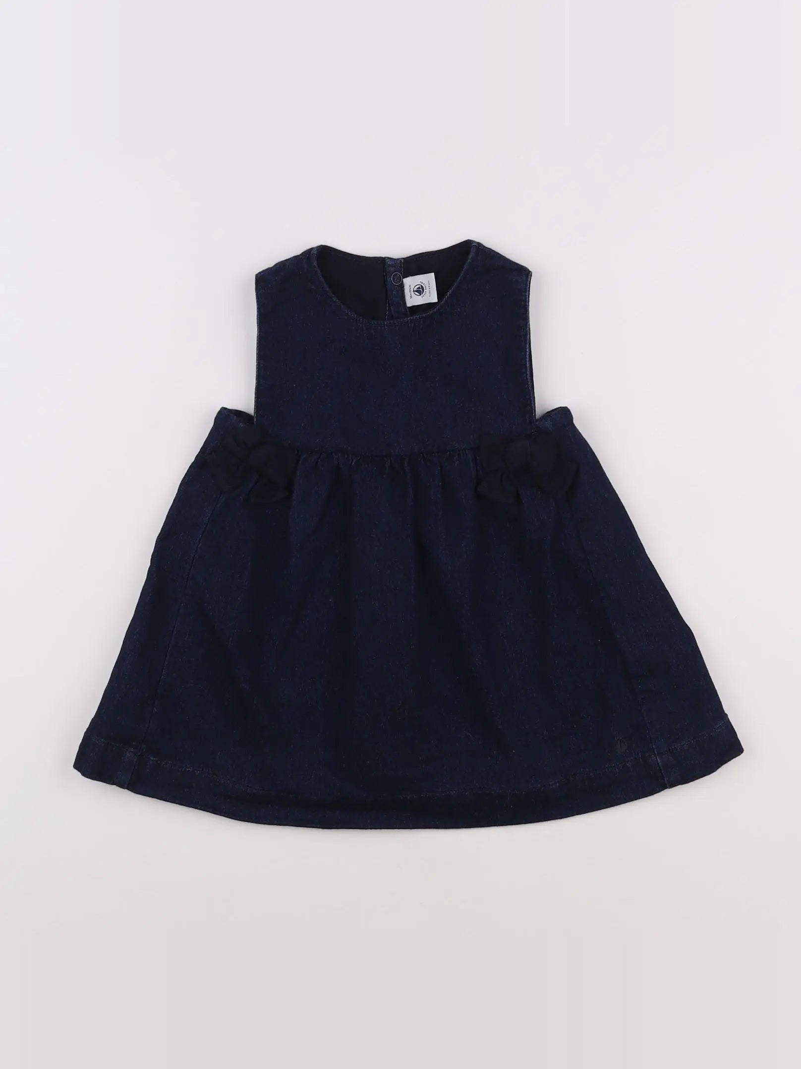Petit Bateau - robe bleu - 18 mois