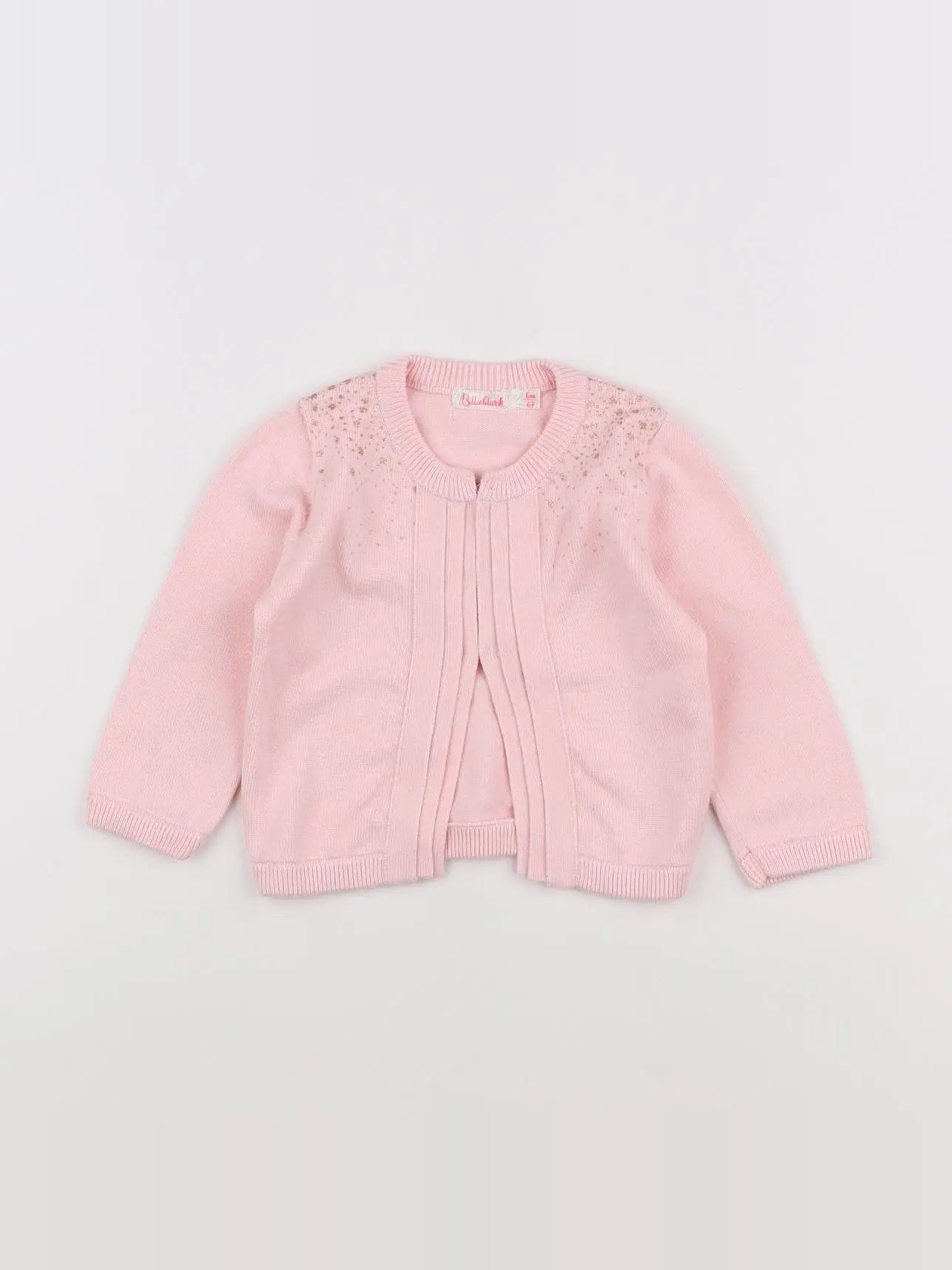 Billie Blush - gilet rose - 6 mois