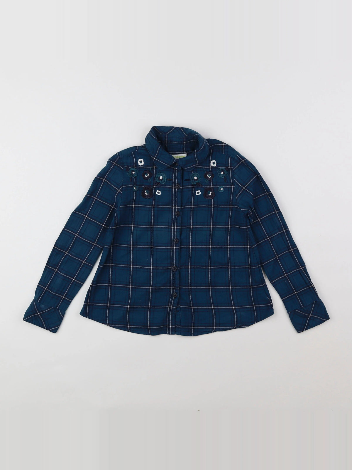Vertbaudet - blouse bleu - 6 ans