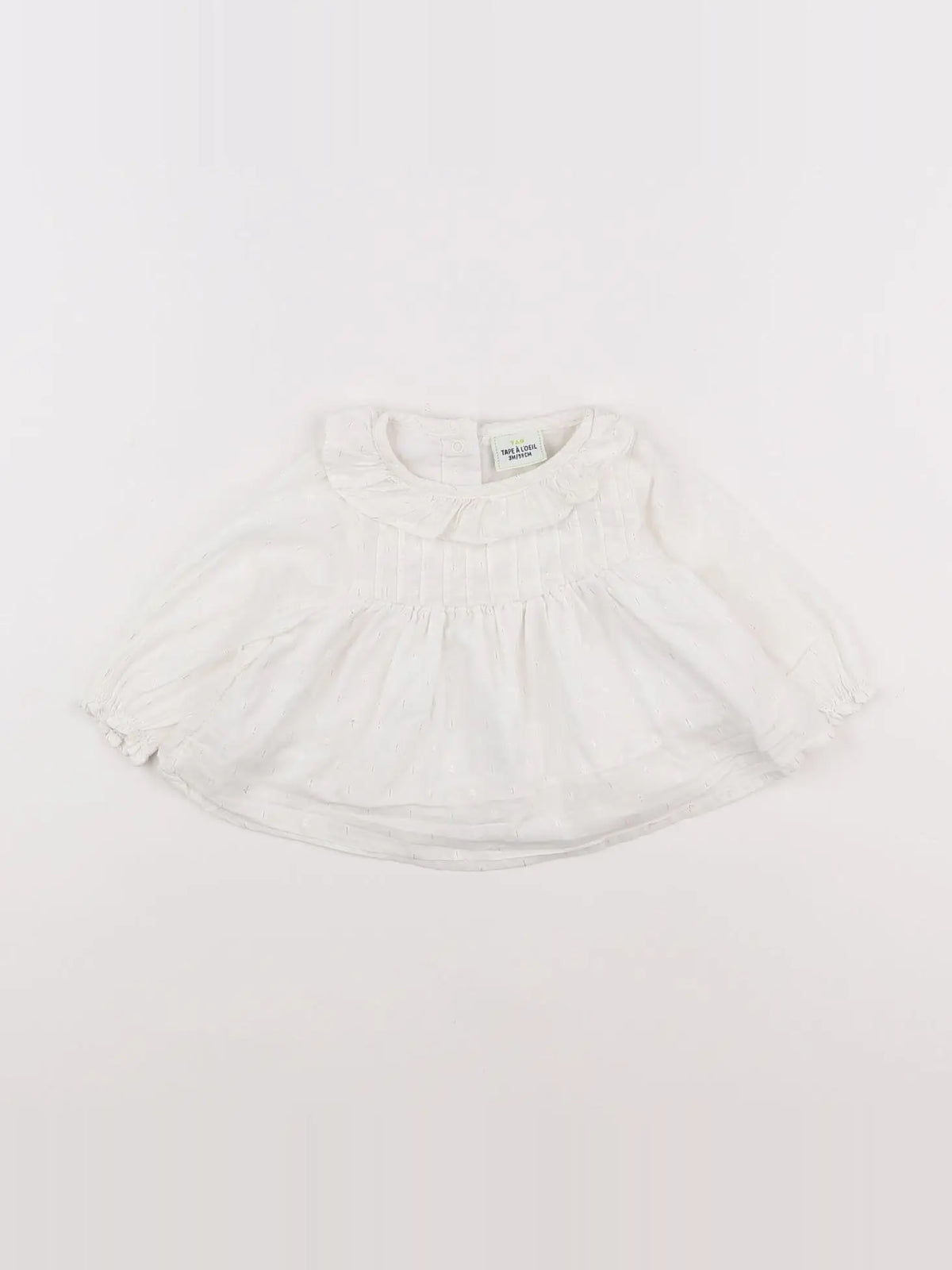 Tape à l'oeil - blouse blanc, or - 3 mois