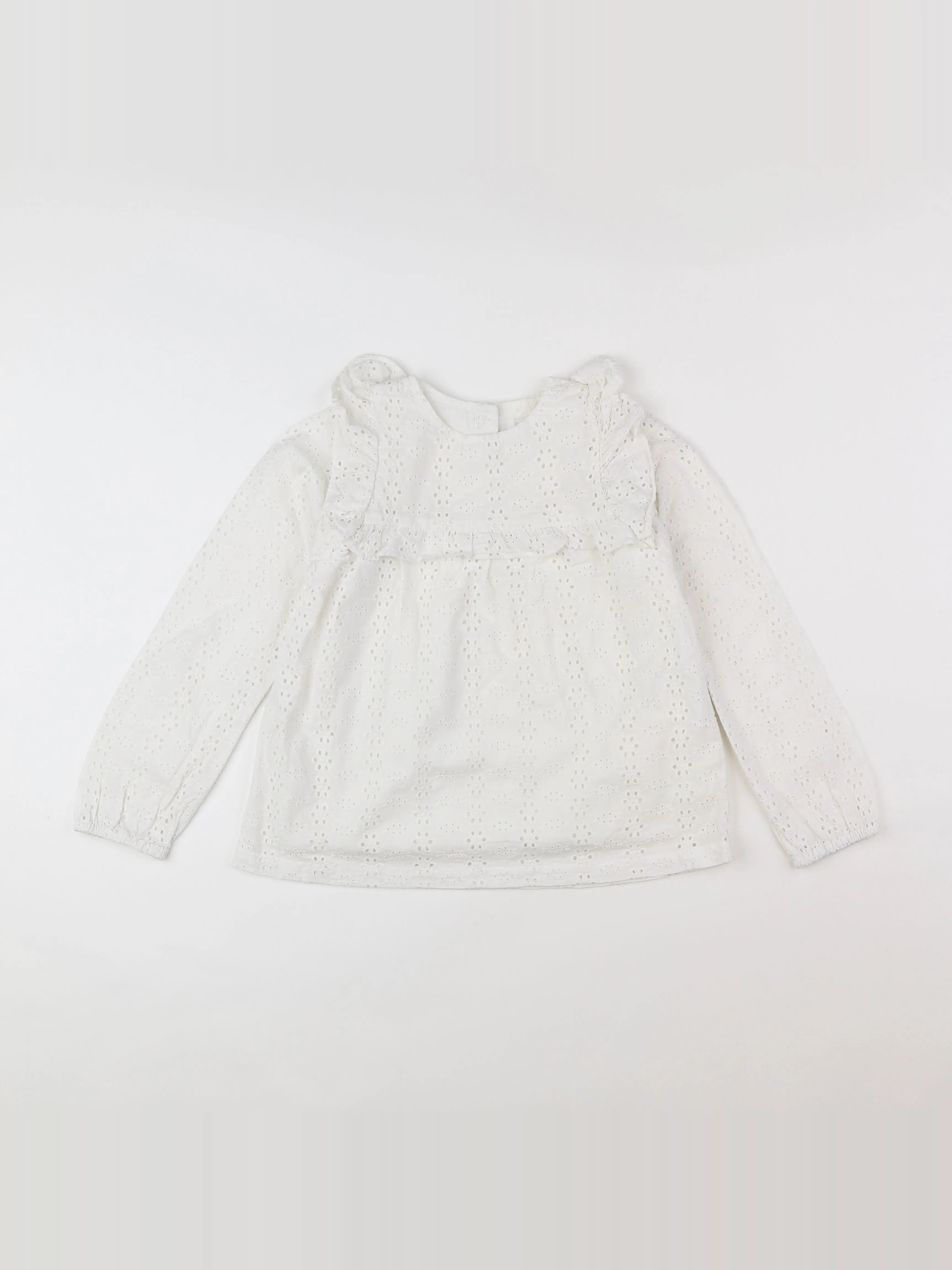 Vertbaudet - blouse blanc - 9 ans