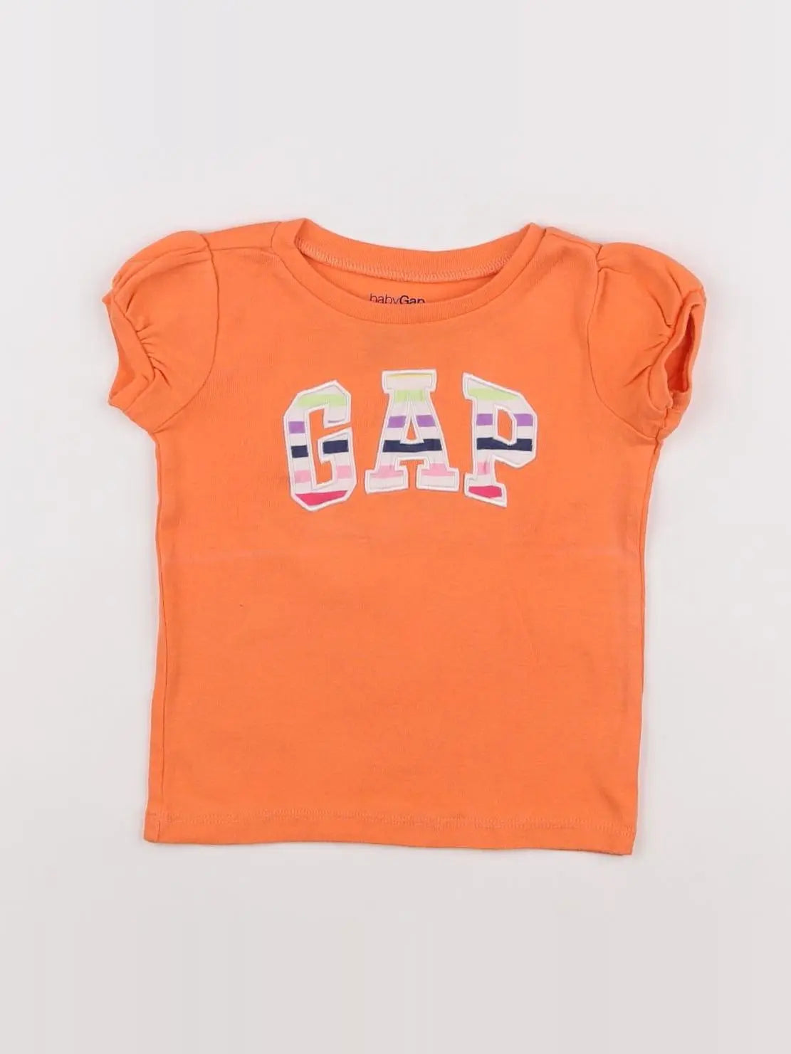 GAP - tee-shirt orange - 12/18 mois