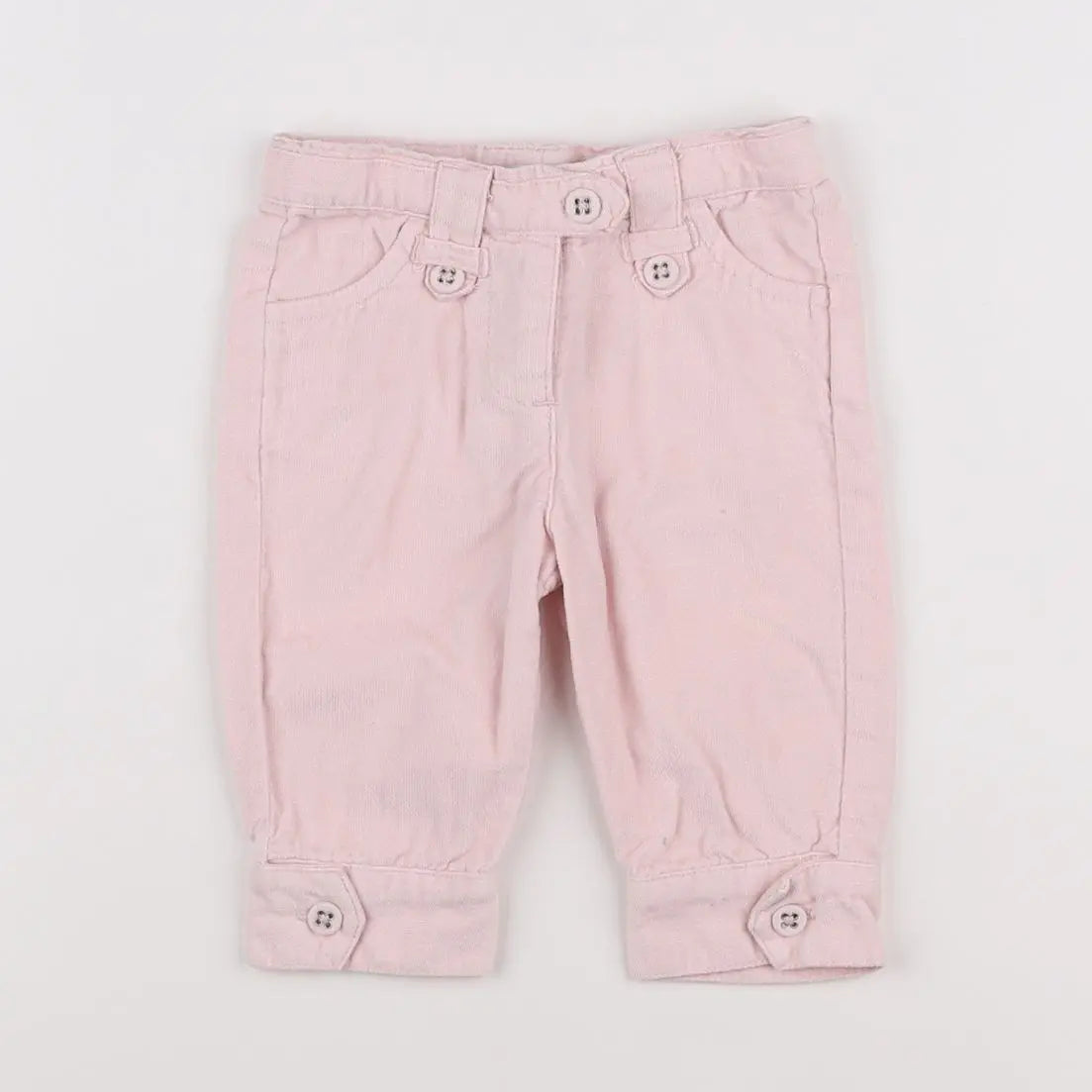 Vertbaudet - pantalon rose - 6 mois