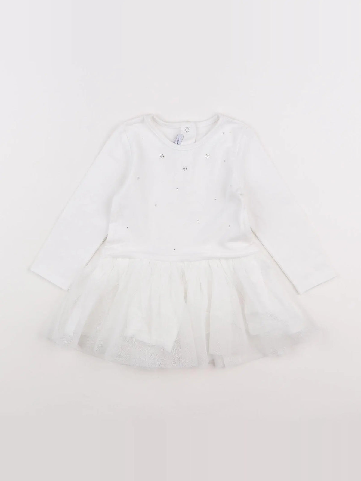 Absorba - robe blanc - 9 mois