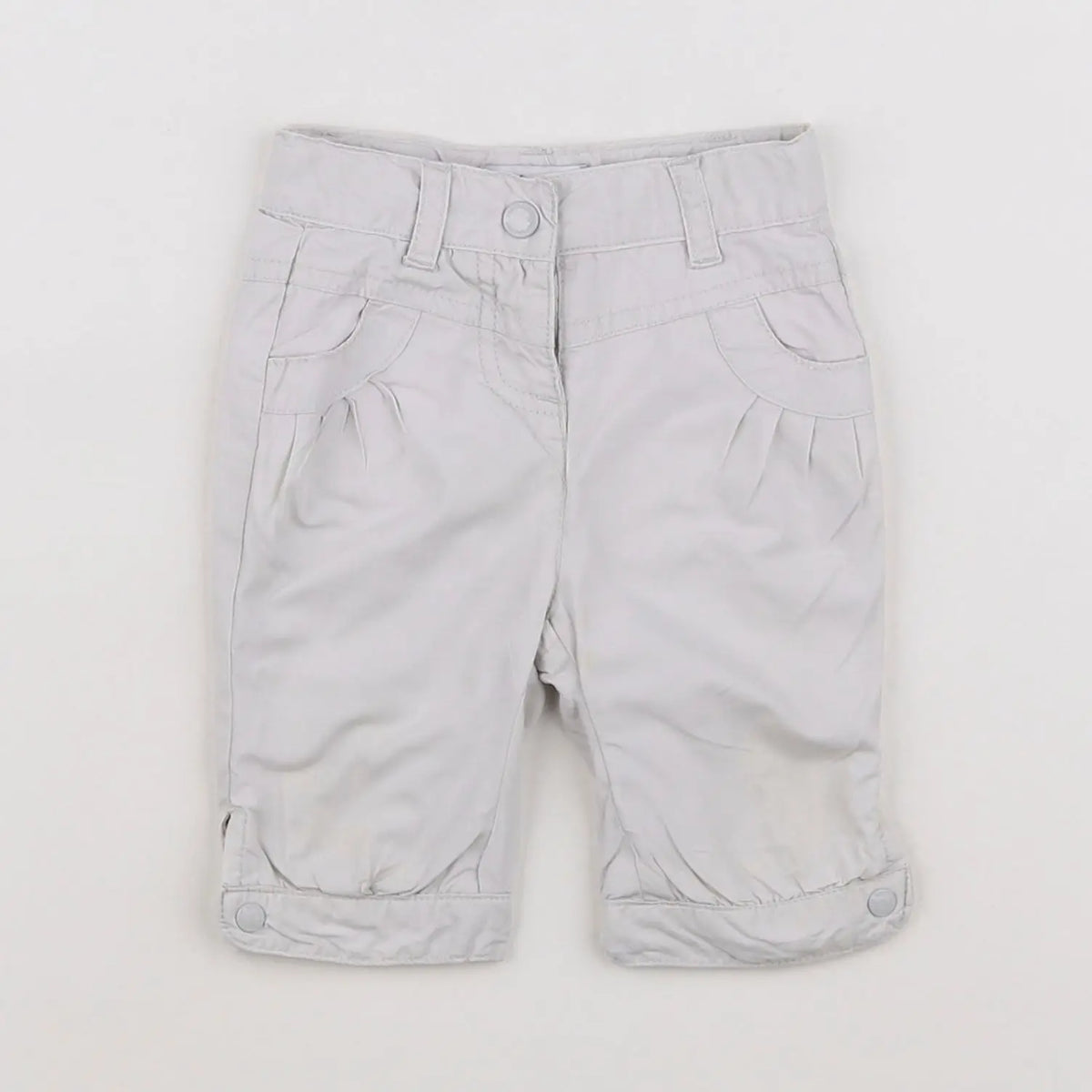 Vertbaudet - pantalon gris - 3 mois
