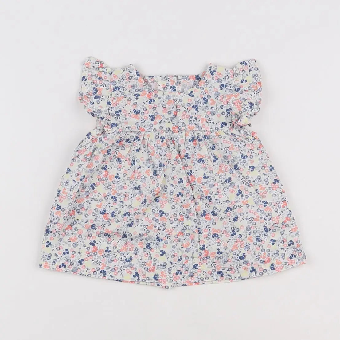 Vertbaudet - robe multicolore - 6 mois