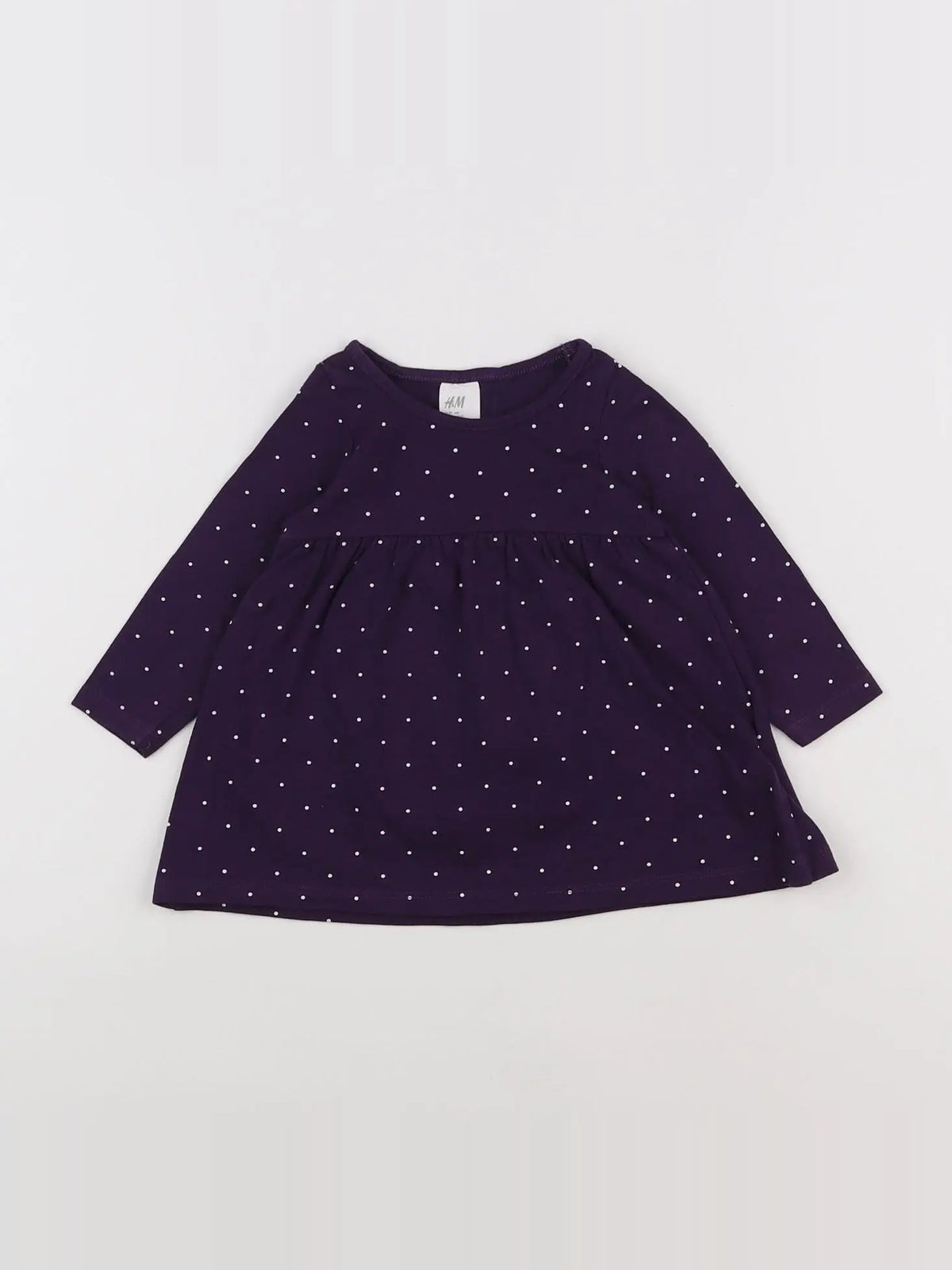 H&M - robe violet - 3/6 mois
