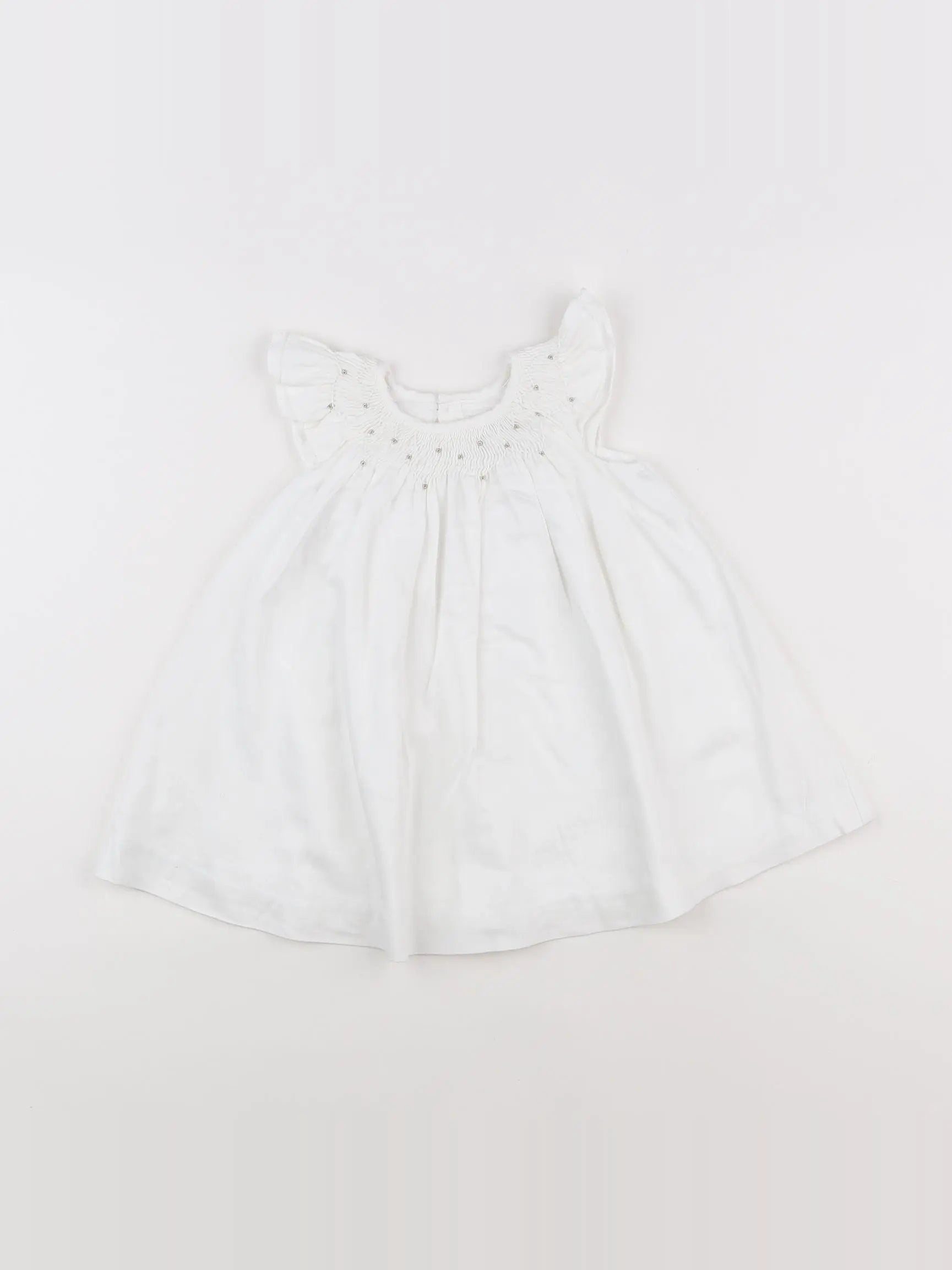 Jacadi - robe blanc - 12 mois
