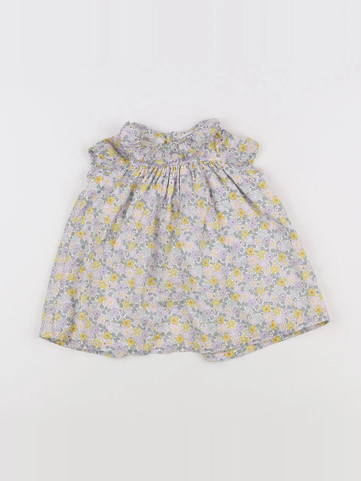 Boutchou - robe jaune, vert - 1 mois
