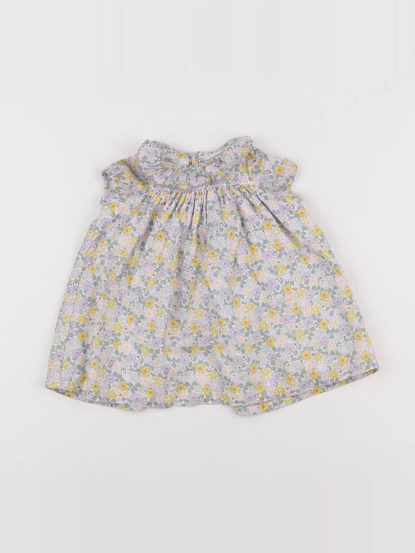 Boutchou - robe jaune, vert - 1 mois