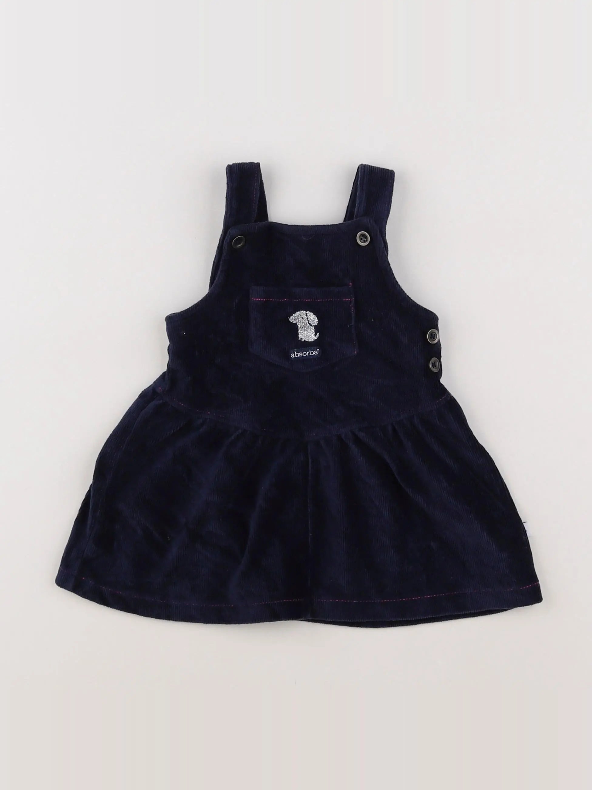Absorba - robe bleu - 6 mois