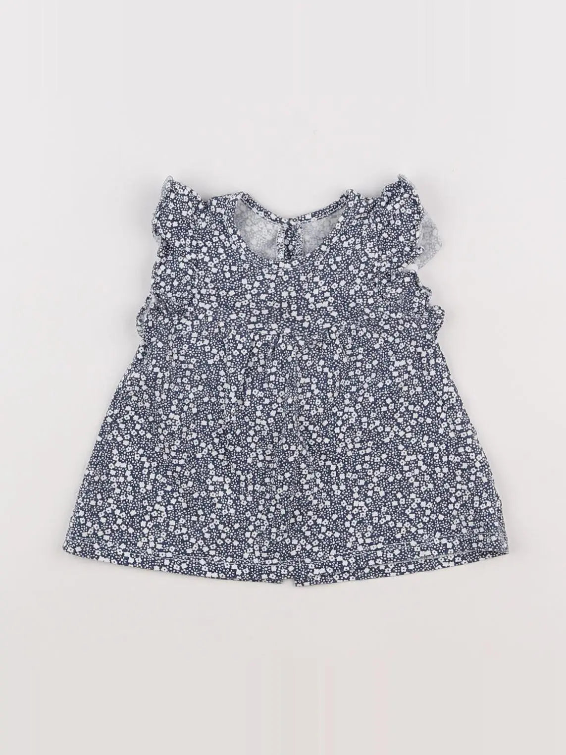 Vertbaudet - robe bleu - 9 mois