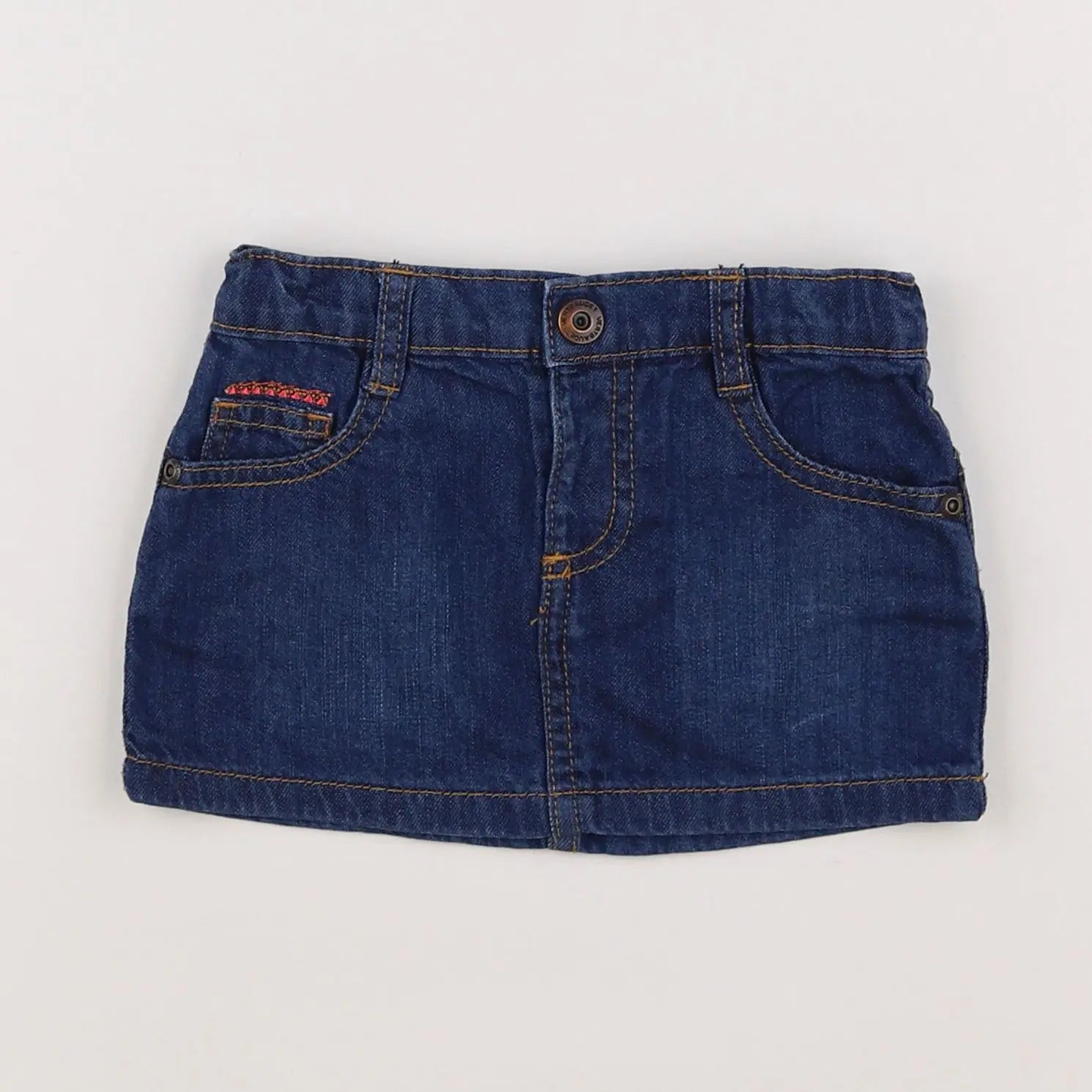 Vertbaudet - jupe bleu - 18 mois