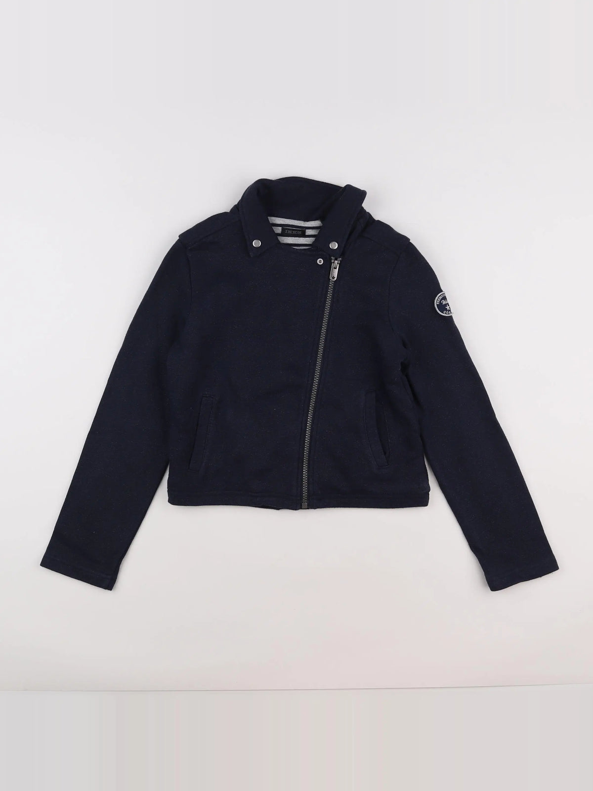 IKKS - veste bleu, argent - 10 ans