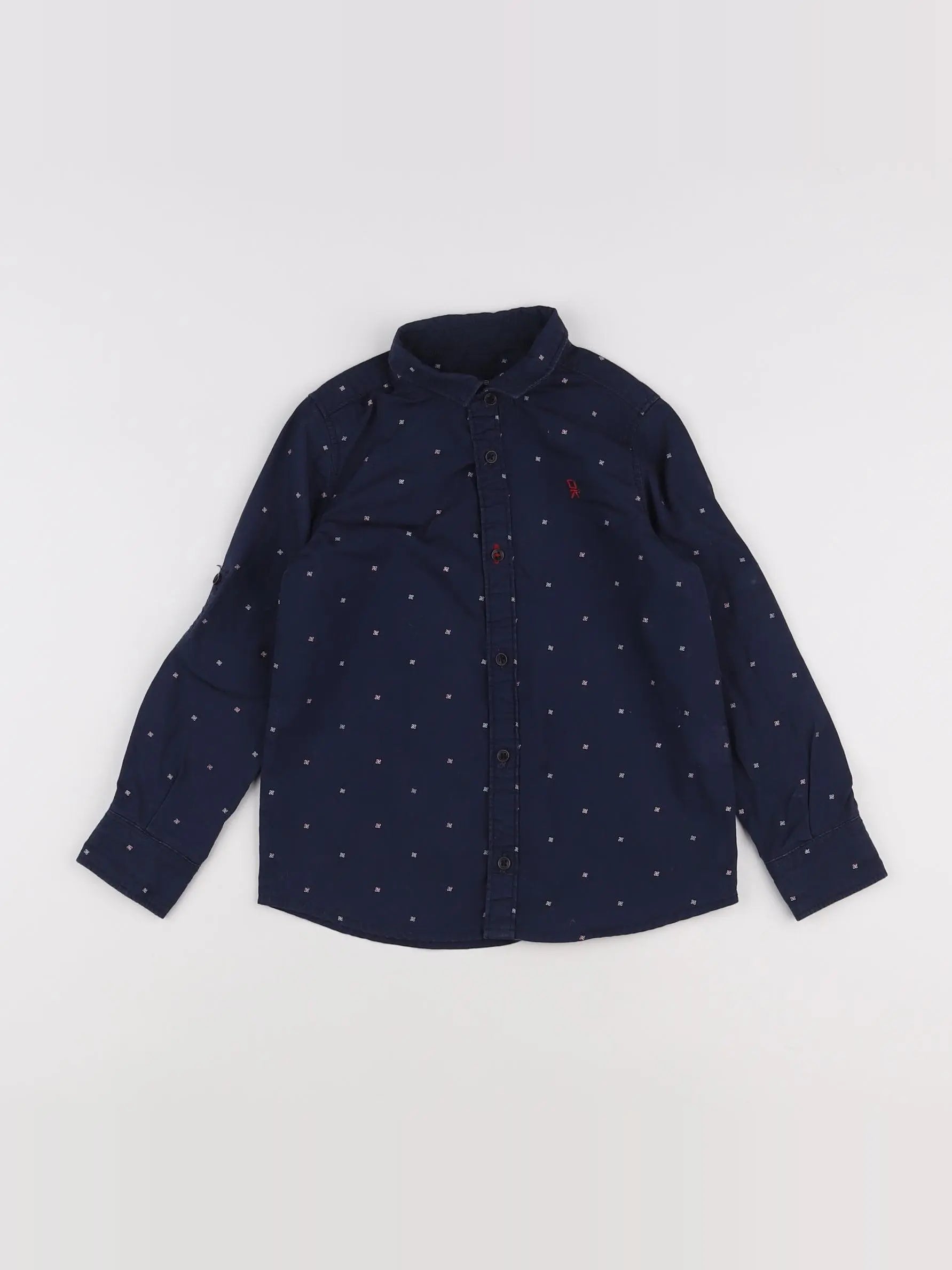 Okaidi - chemise bleu - 4 ans
