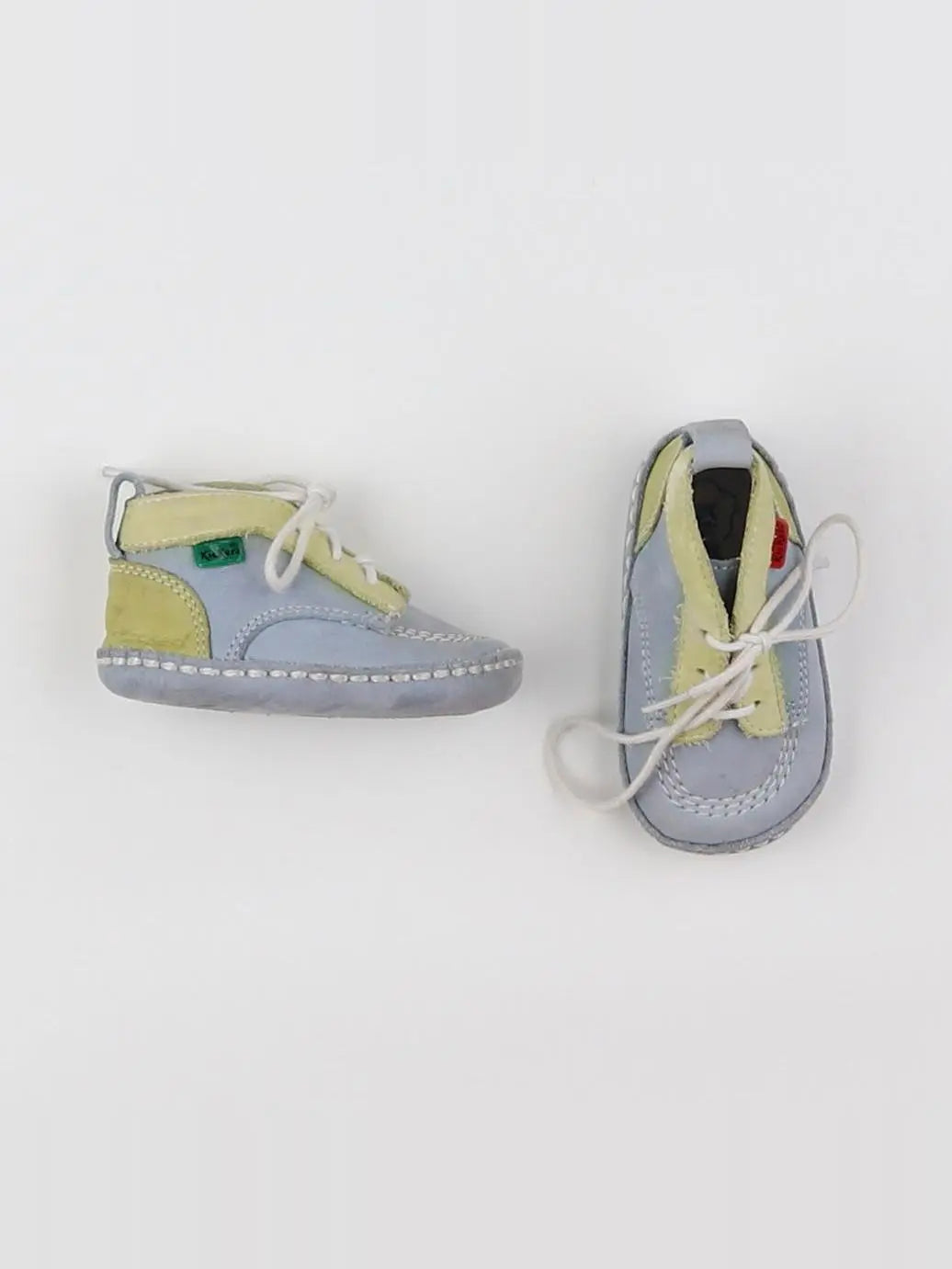 Kickers - chaussons bleu, jaune - pointure 17