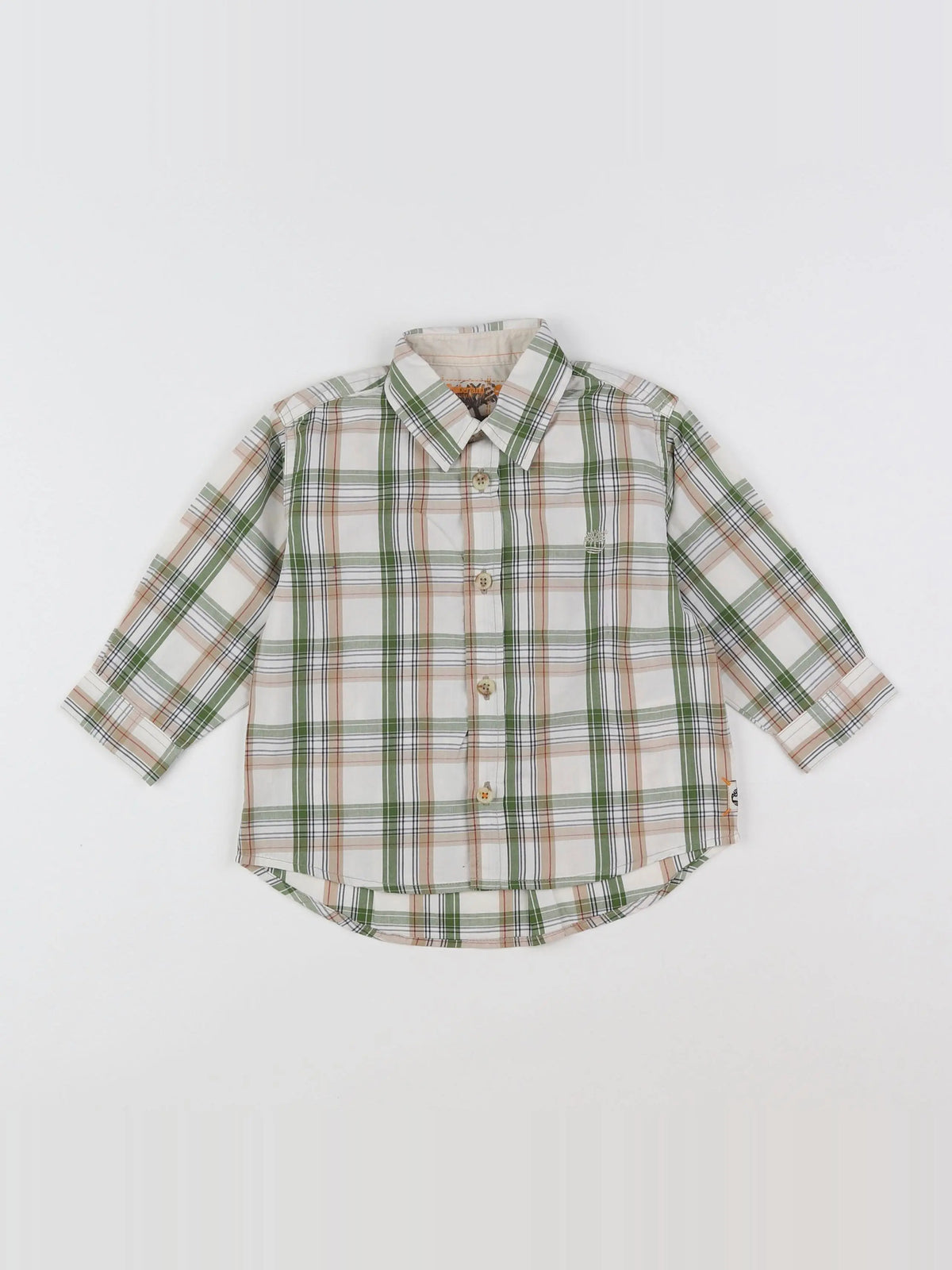Timberland - chemise blanc, vert - 12 mois