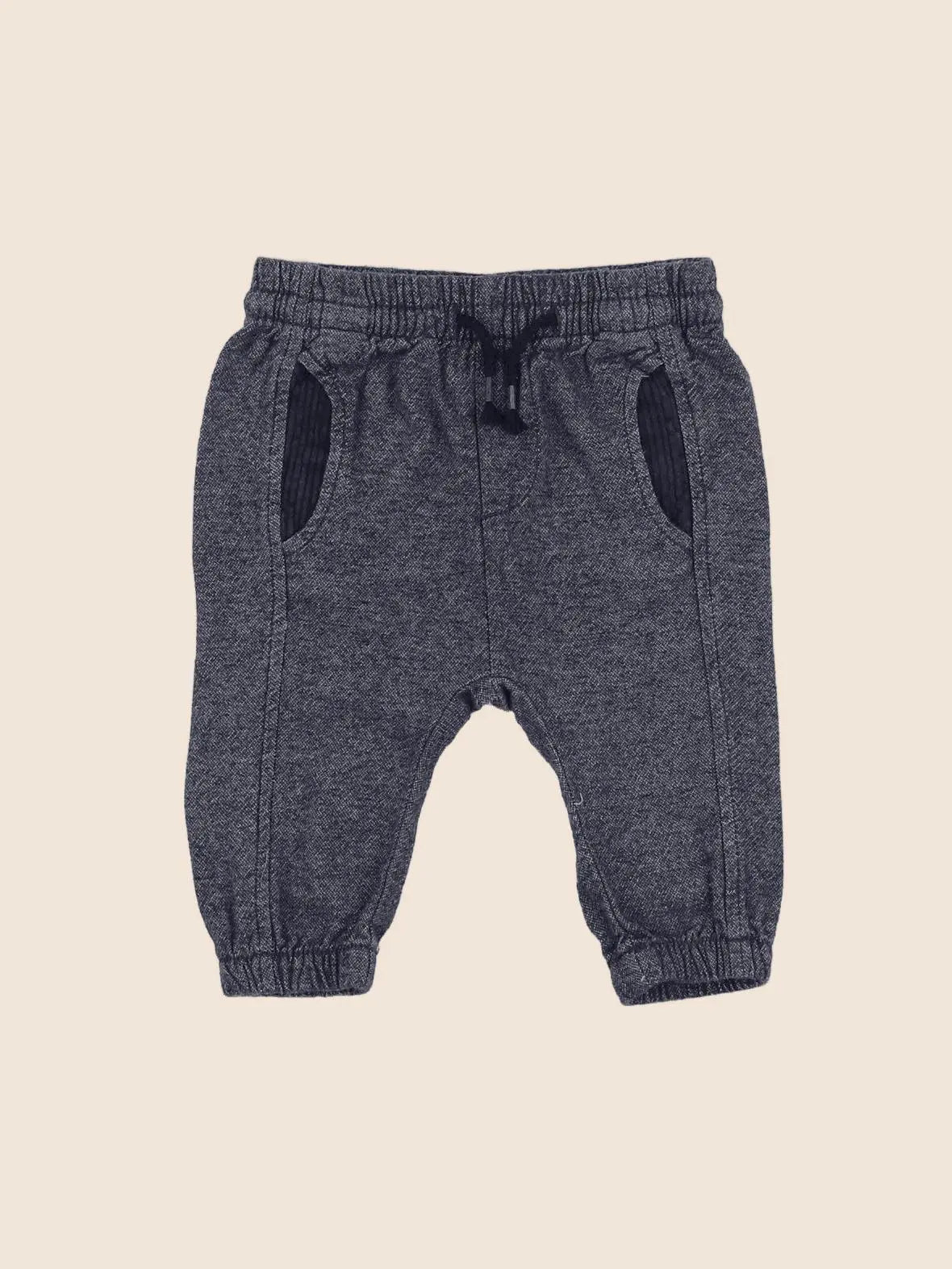 Zara - jogging bleu - 6/9 mois