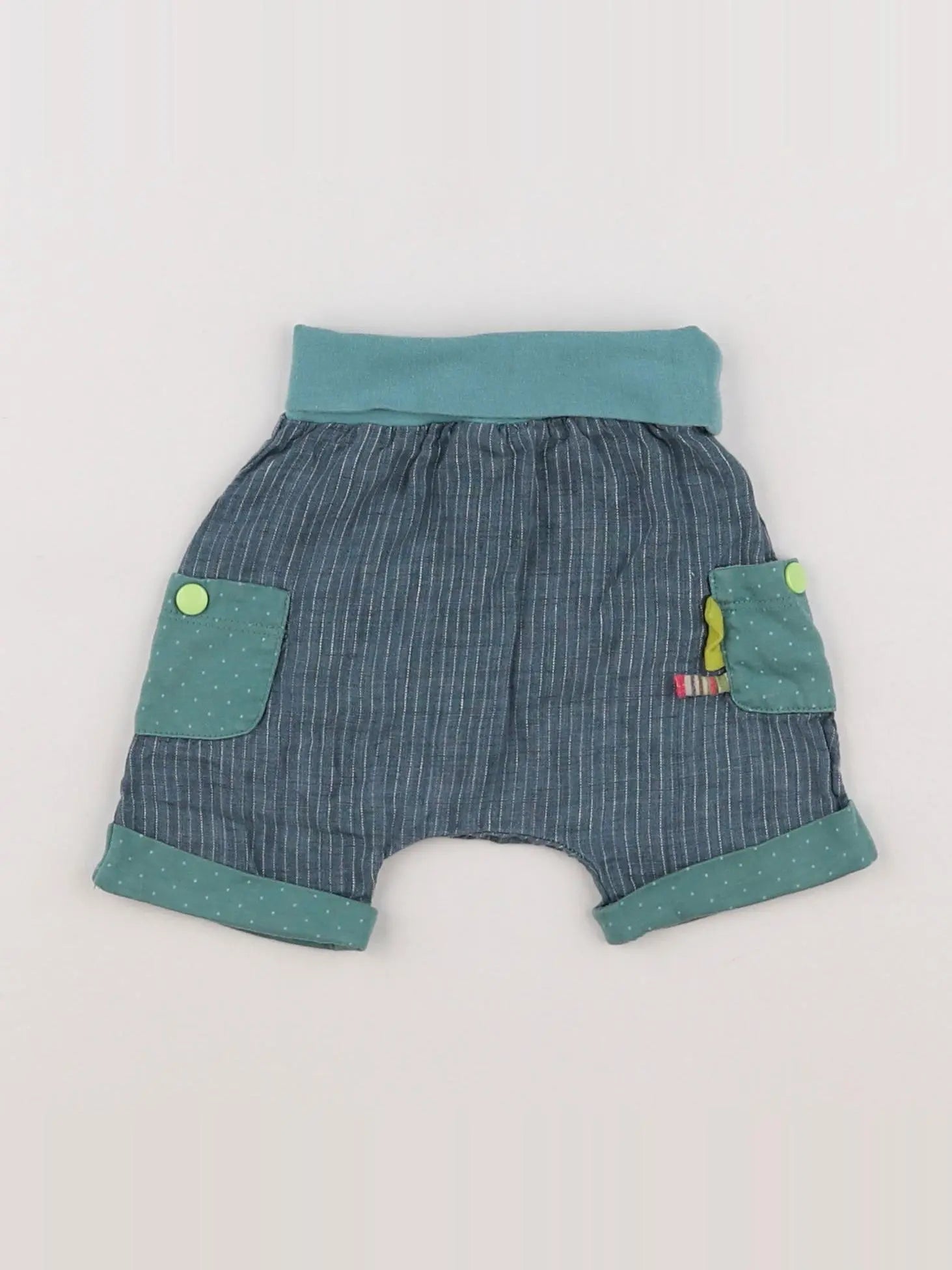 Moulin Roty - short bleu - 3 mois