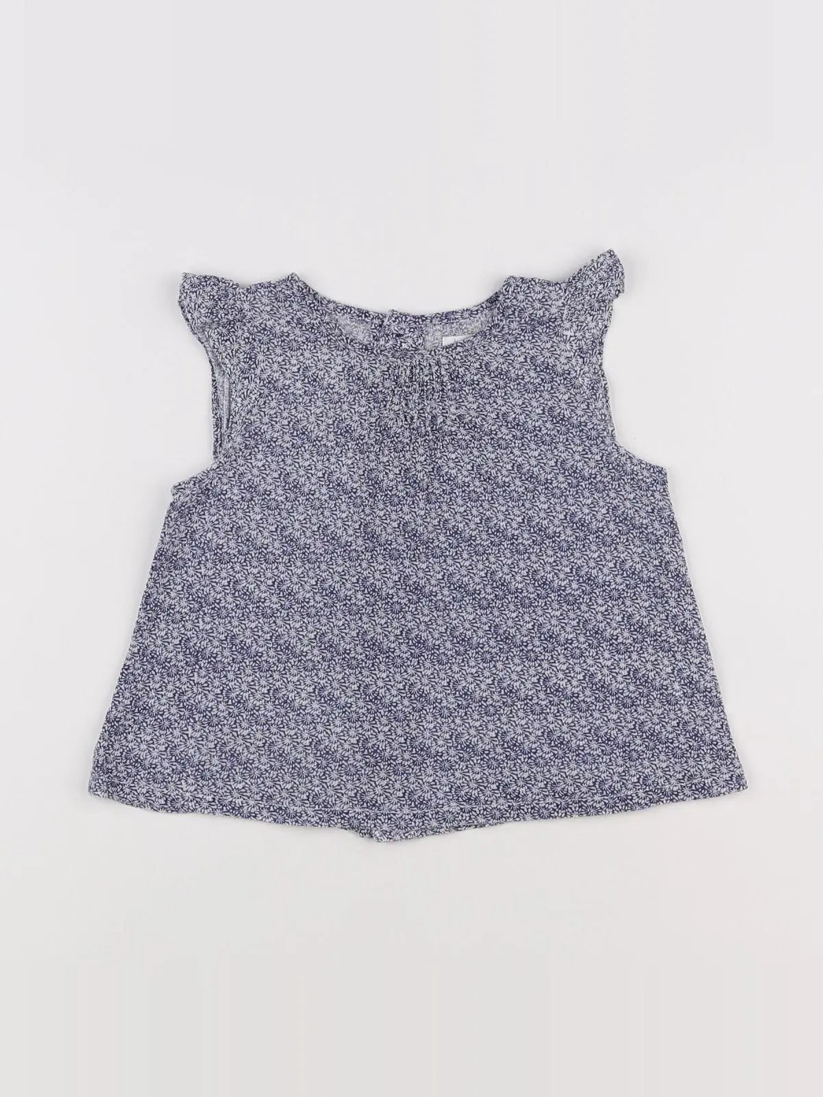 Boutchou - blouse bleu - 9 mois