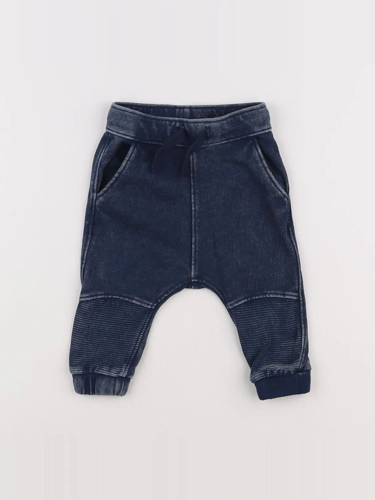 H&M - sarouel bleu - 6 mois