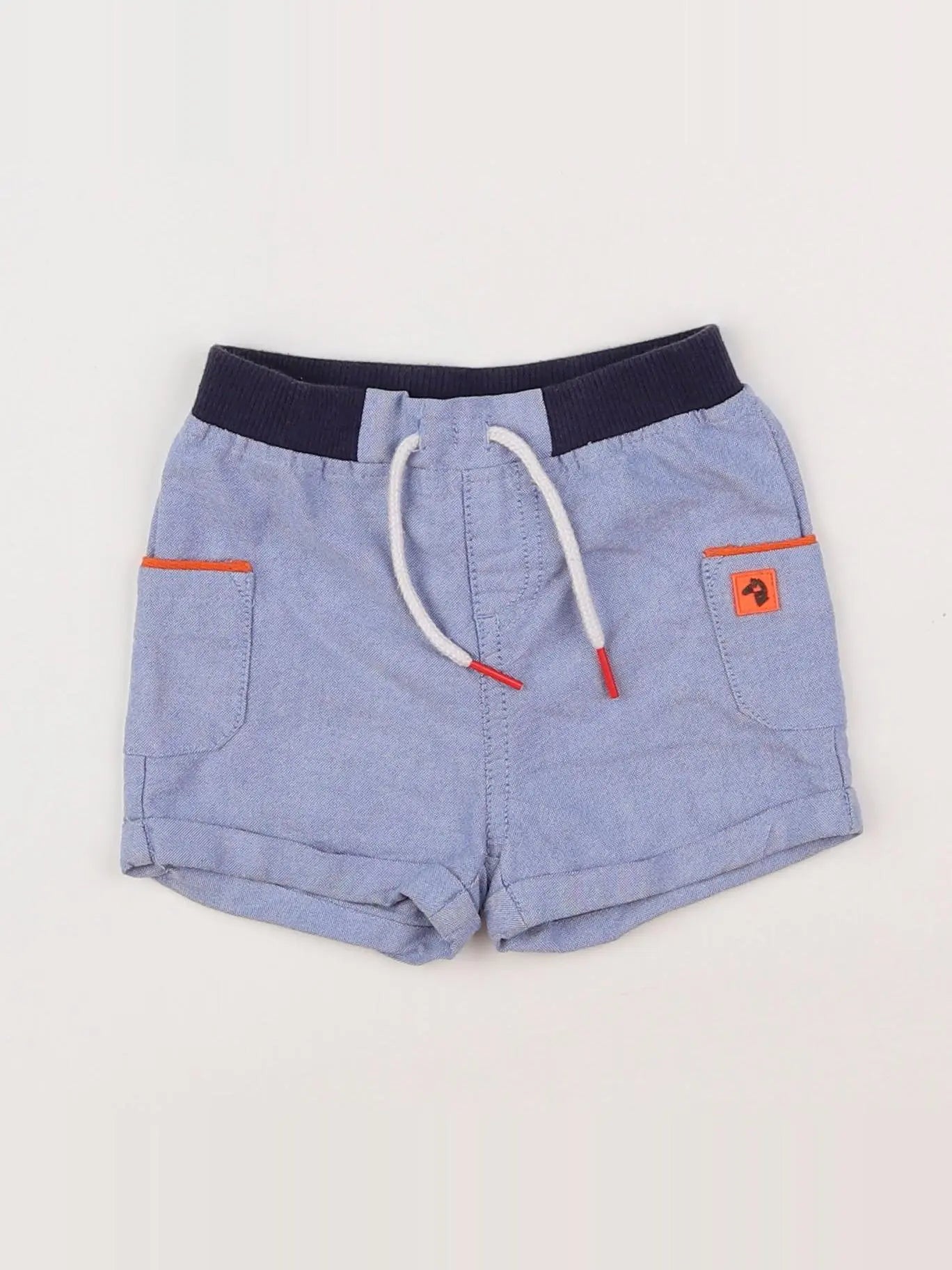 Cadet Rousselle - short bleu - 6 mois