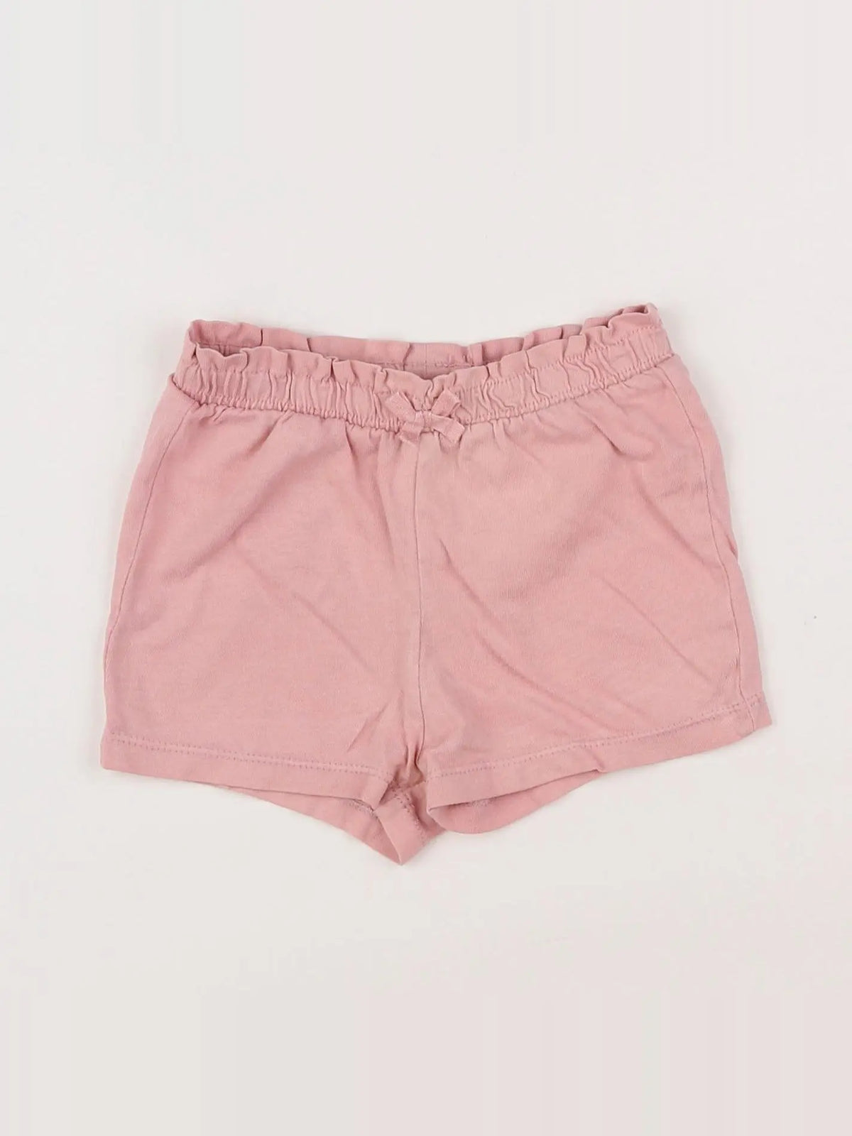 H&M - short rose - 6/9 mois