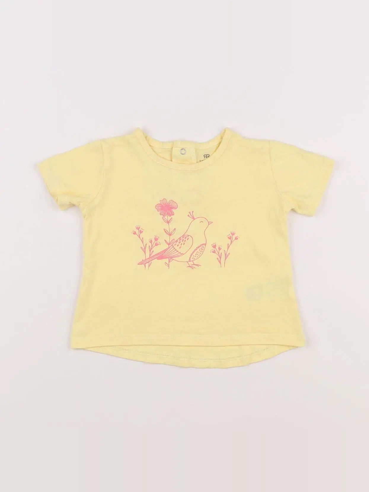 La Redoute - tee-shirt jaune - 9 mois