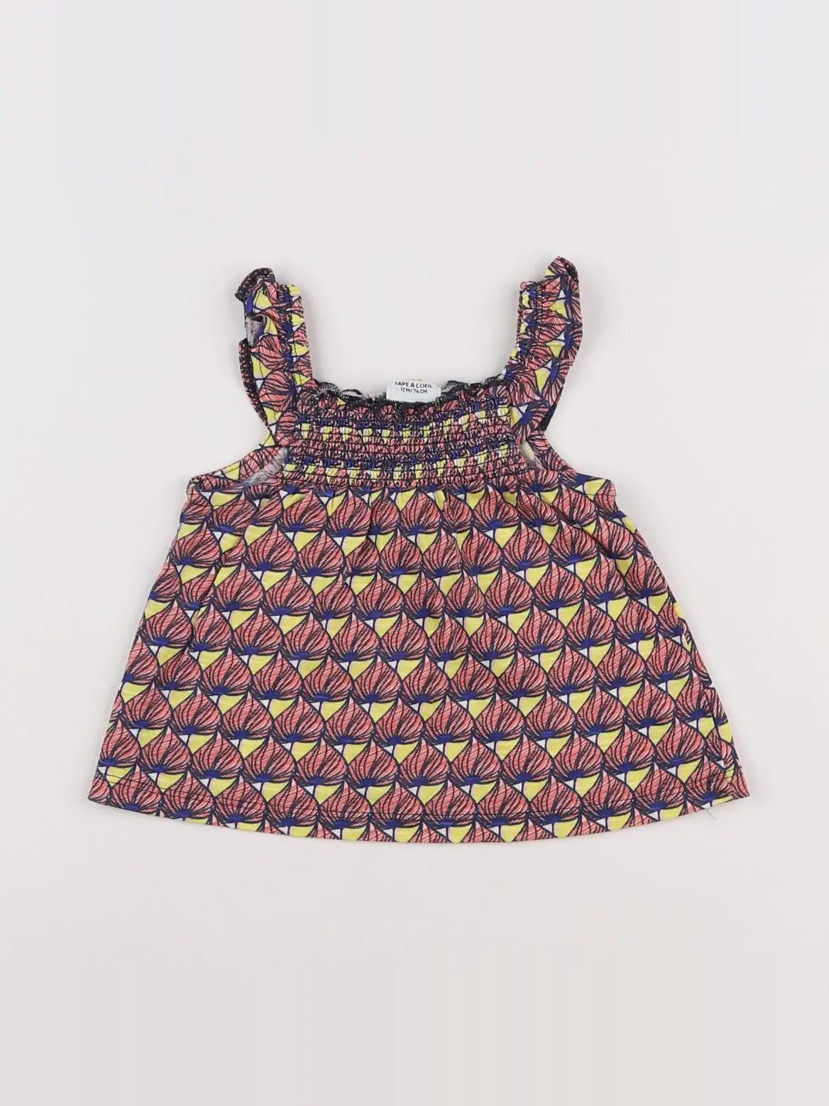 Tape à l'oeil - blouse multicolore - 12 mois