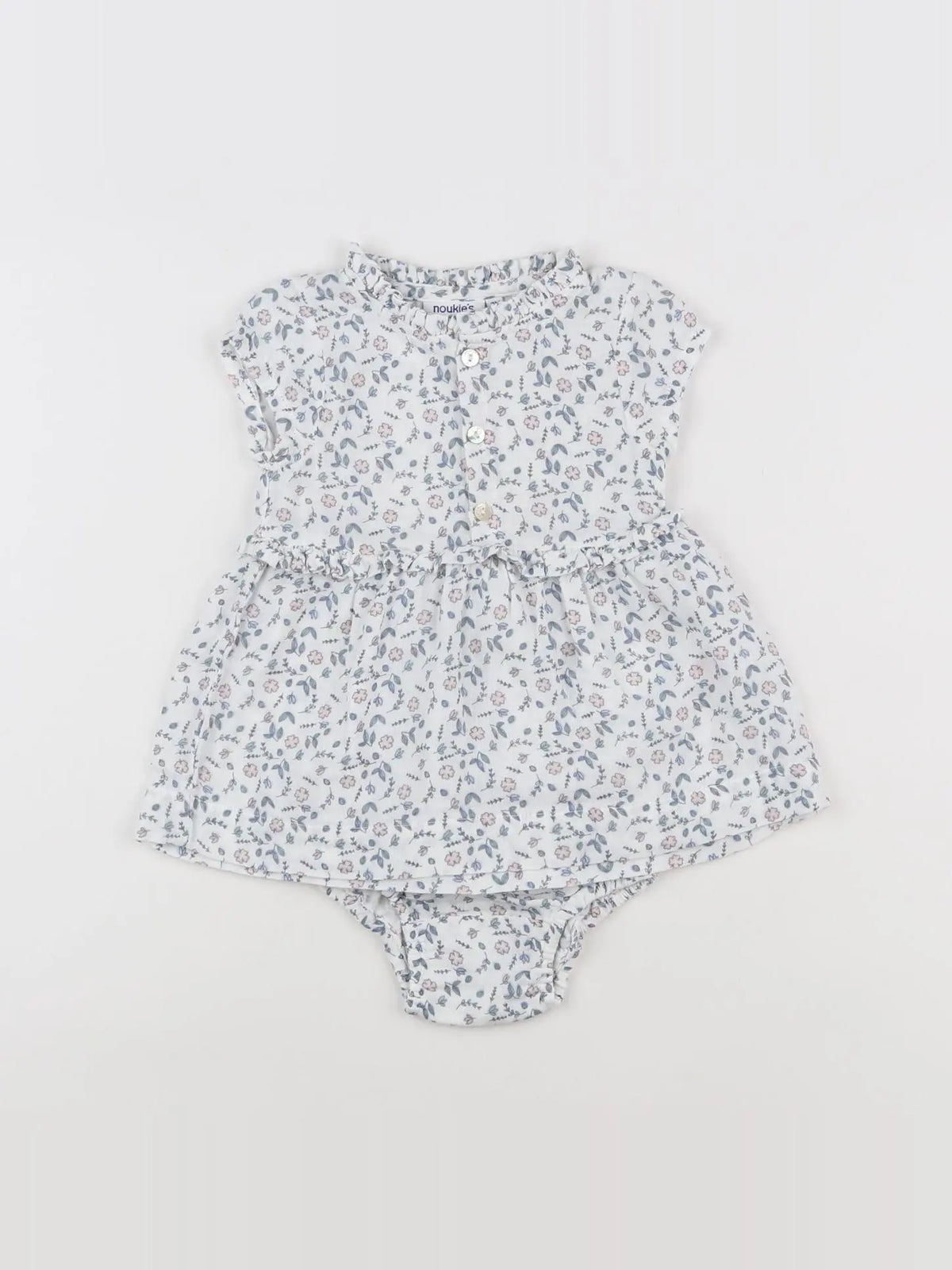 Noukie's - robe bleu - 3 mois