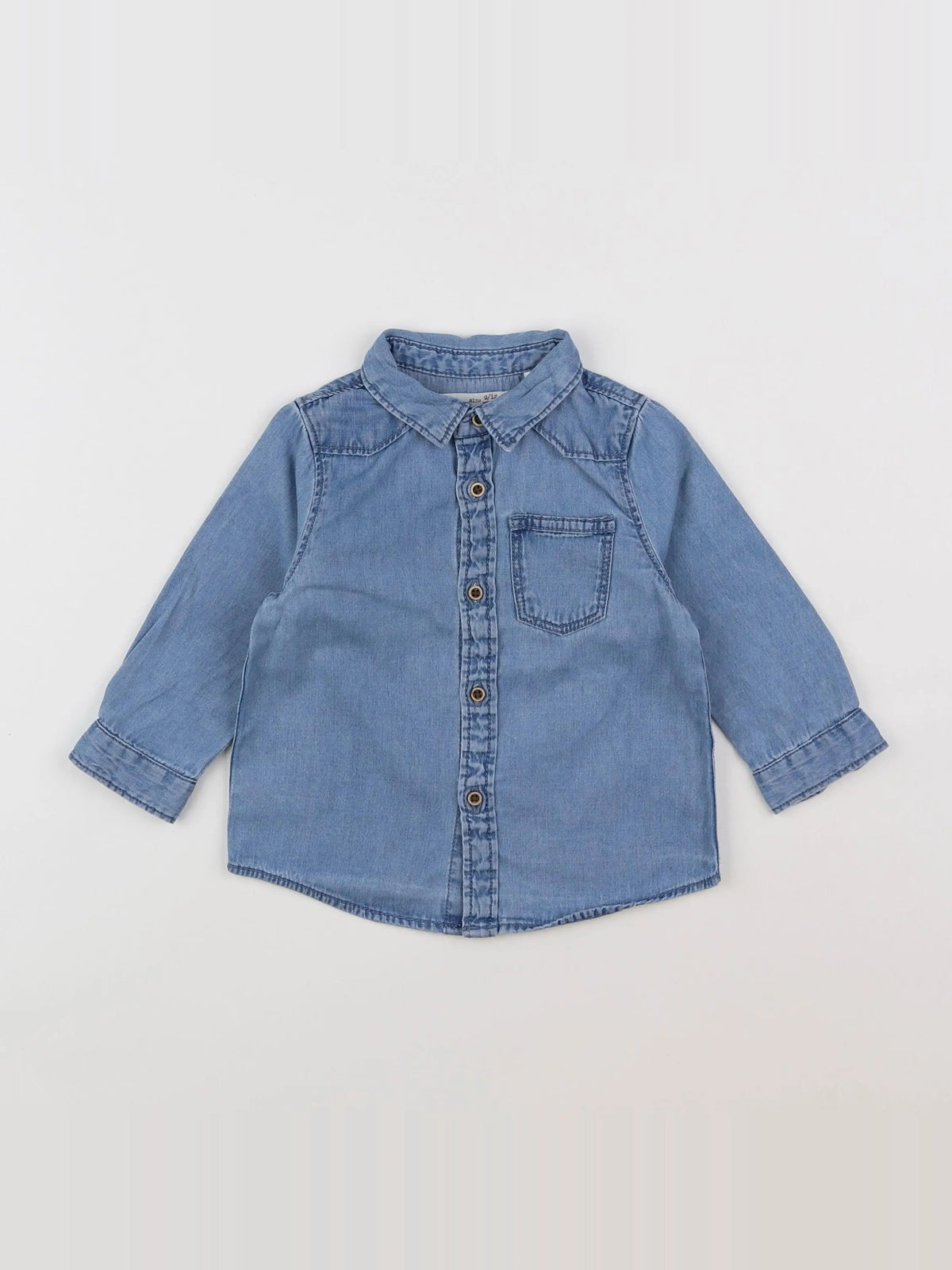 Zara - chemise bleu - 9/12 mois