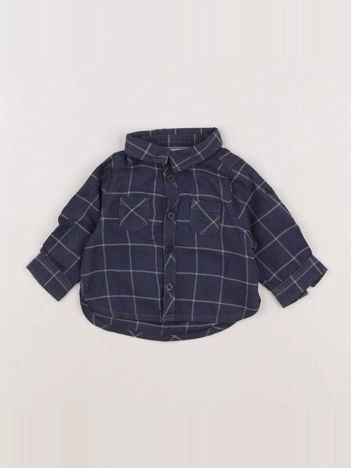 Tape à l'oeil - chemise gris - 3 mois