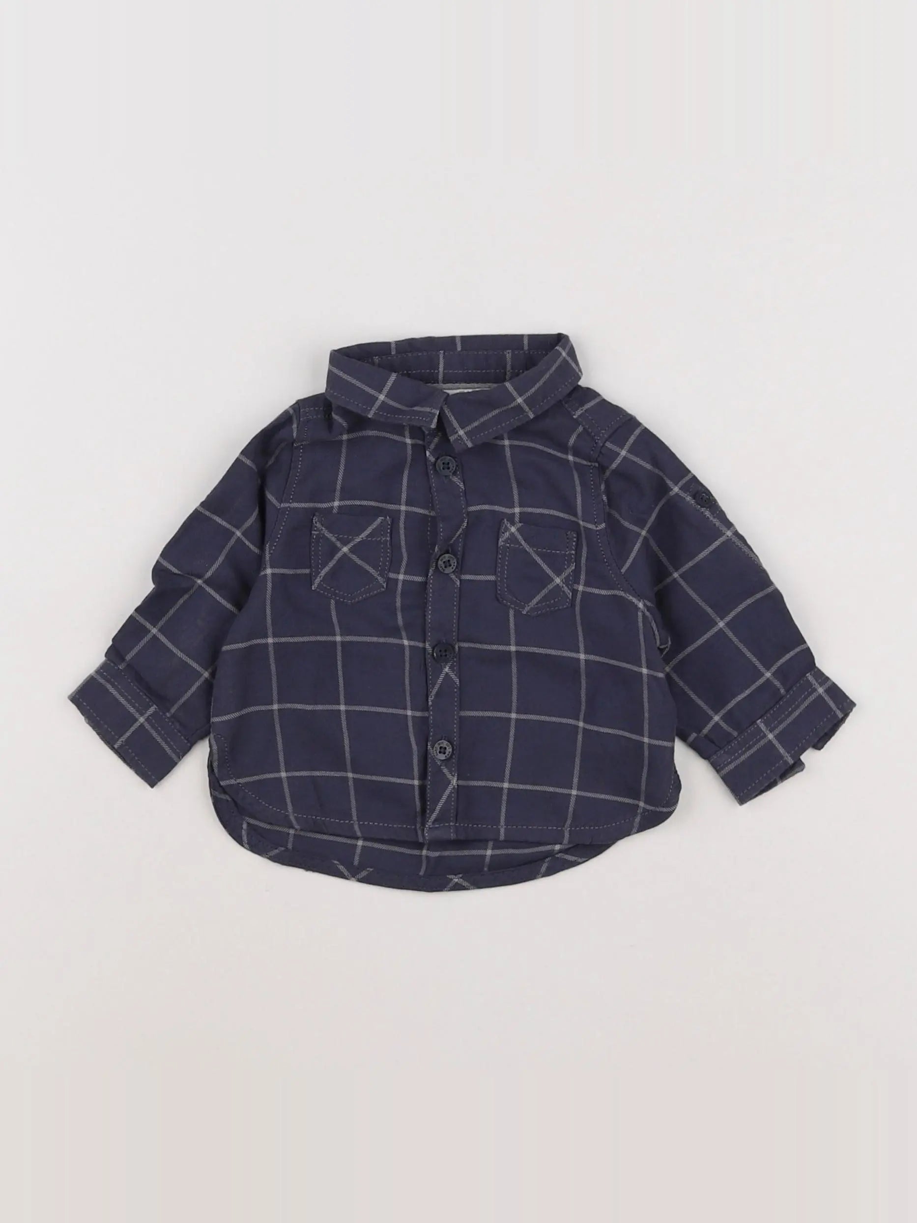 Tape à l'oeil - chemise gris - 3 mois