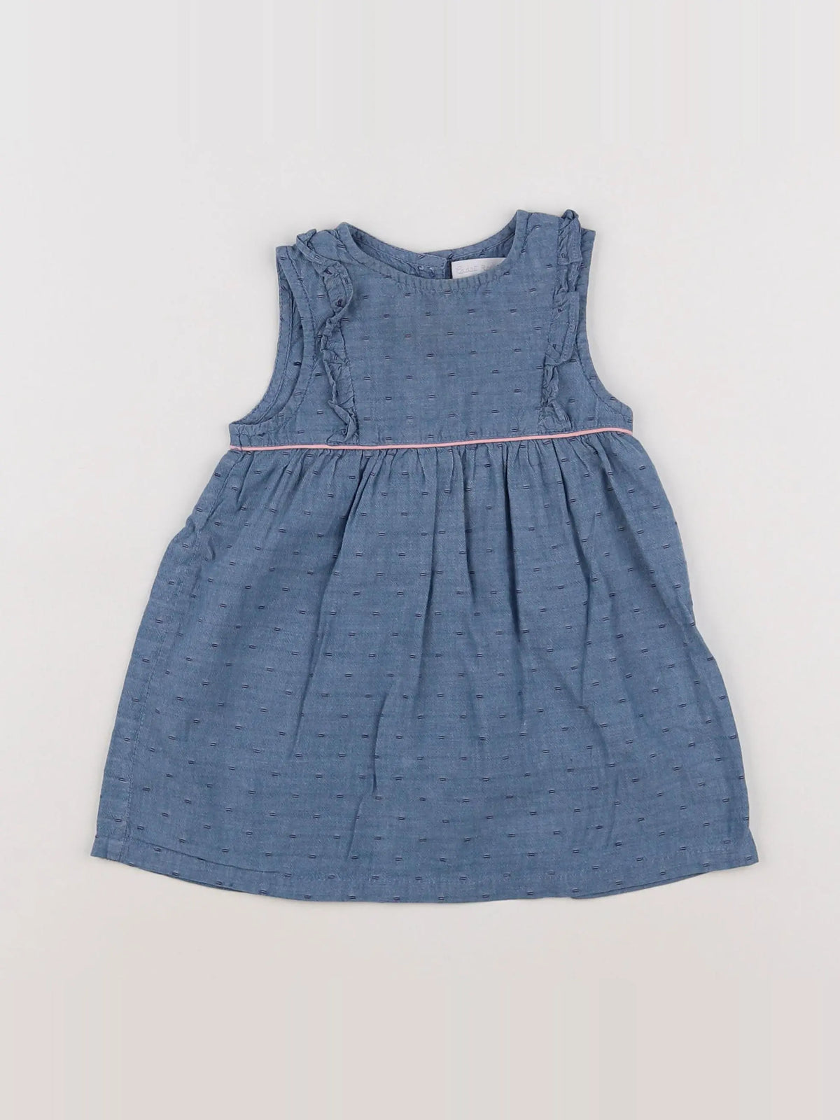 Cadet Rousselle - robe bleu - 12 mois